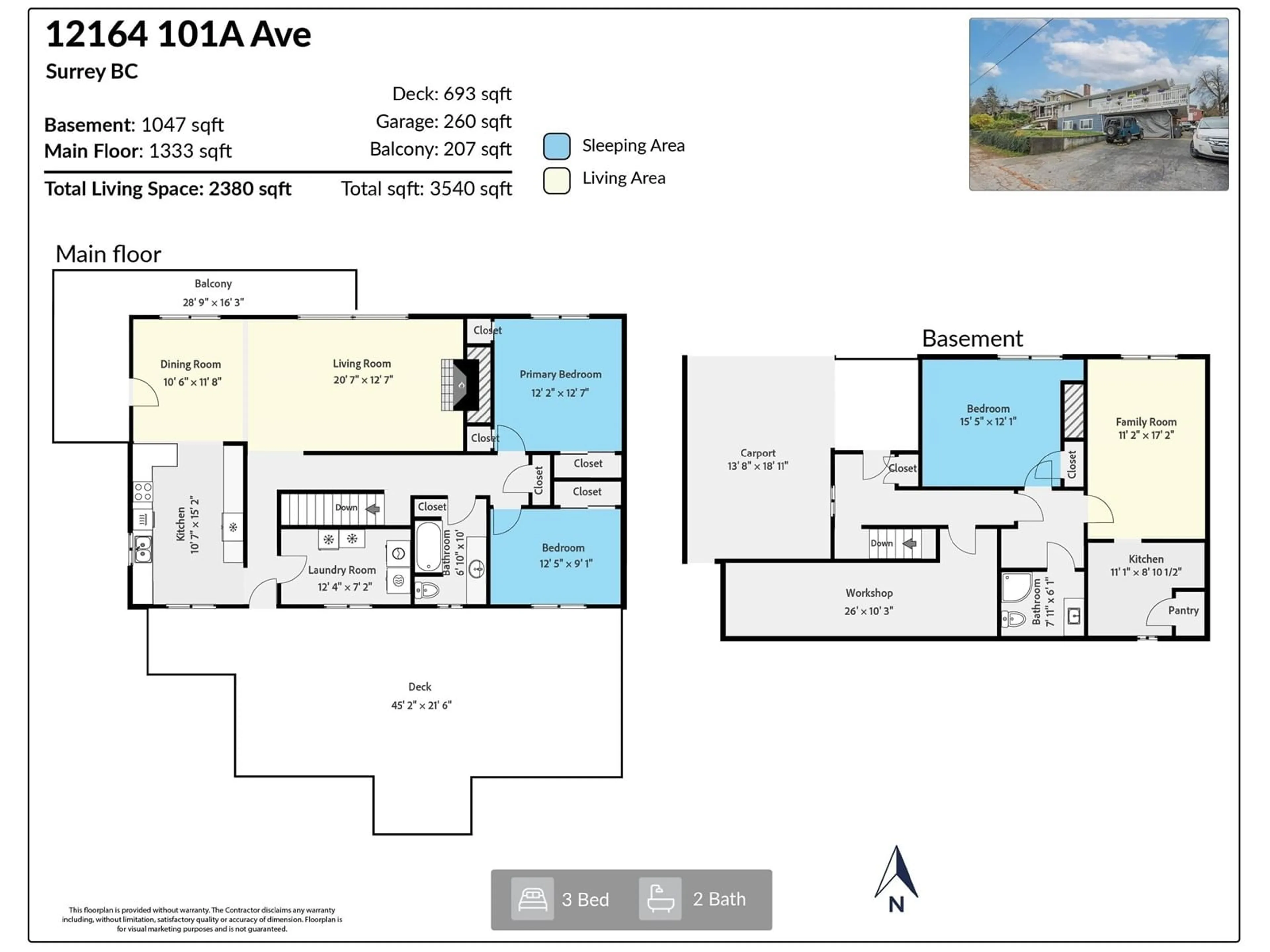 Floor plan for 12164 101A AVENUE, Surrey British Columbia V3V3A1