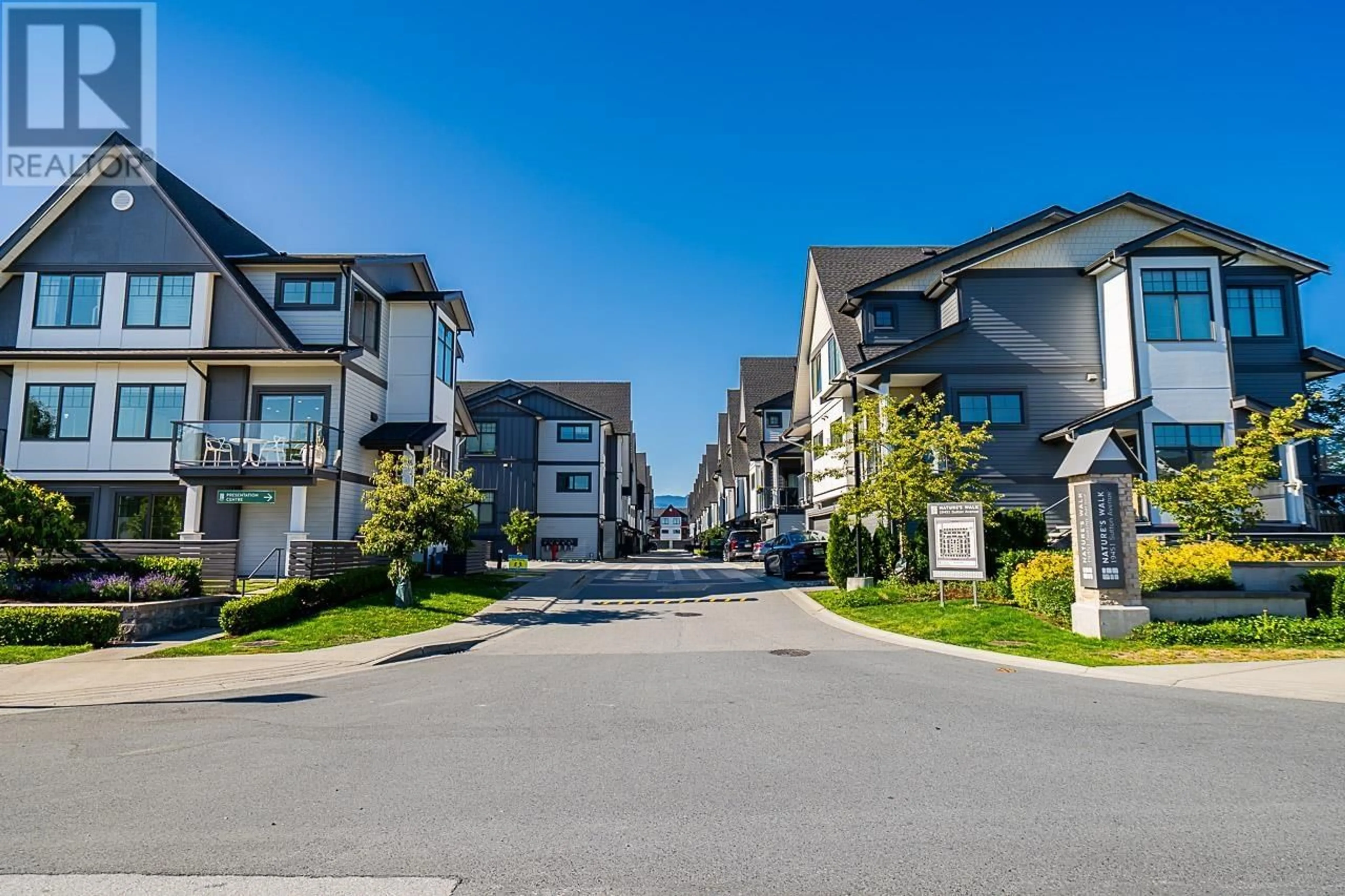 A pic from outside/outdoor area/front of a property/back of a property/a pic from drone, street for 130 19451 SUTTON AVENUE, Pitt Meadows British Columbia V3Y0G6