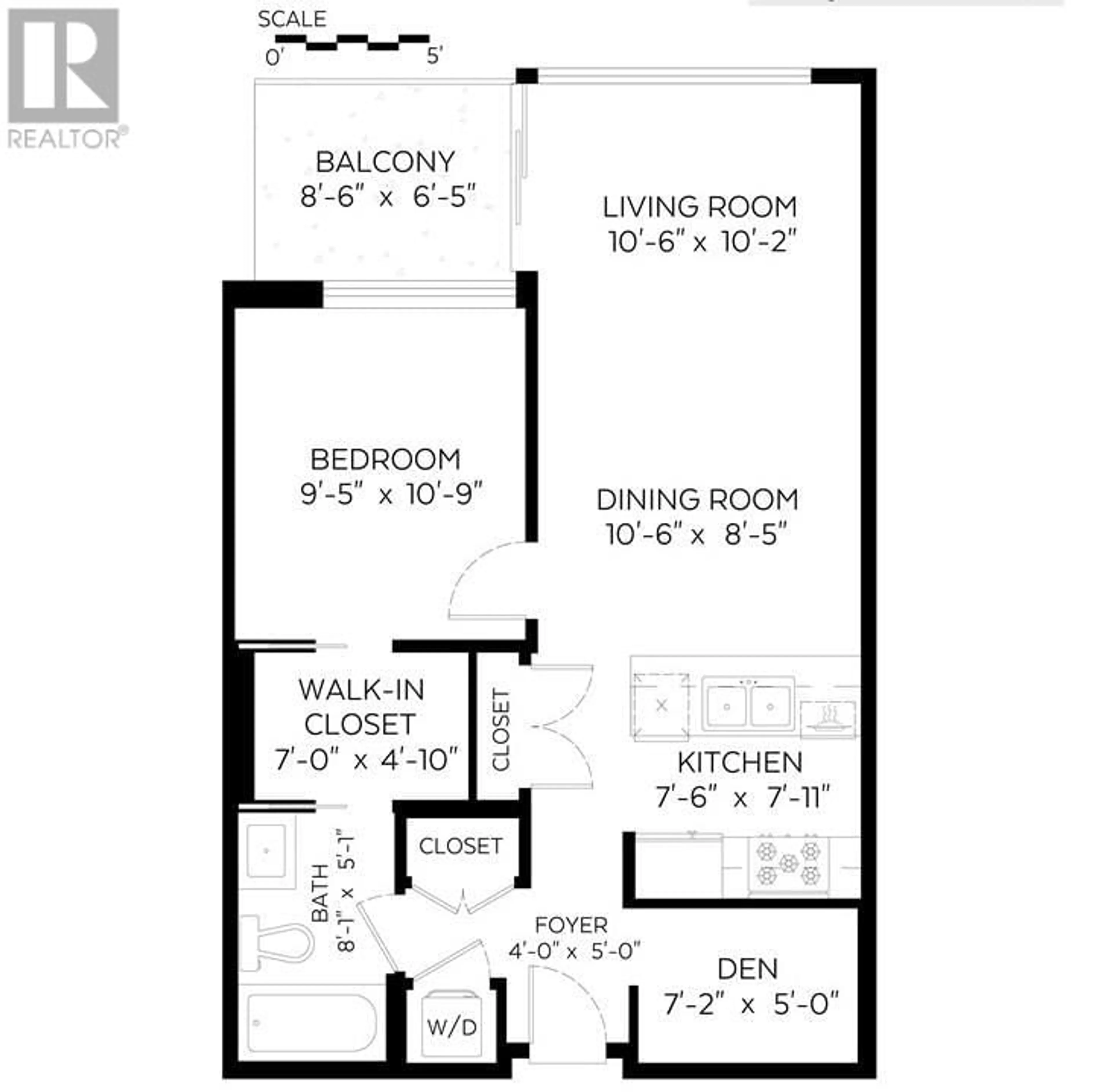 Floor plan for 563 - 6288 NO. 3 ROAD, Richmond British Columbia V6Y0J4