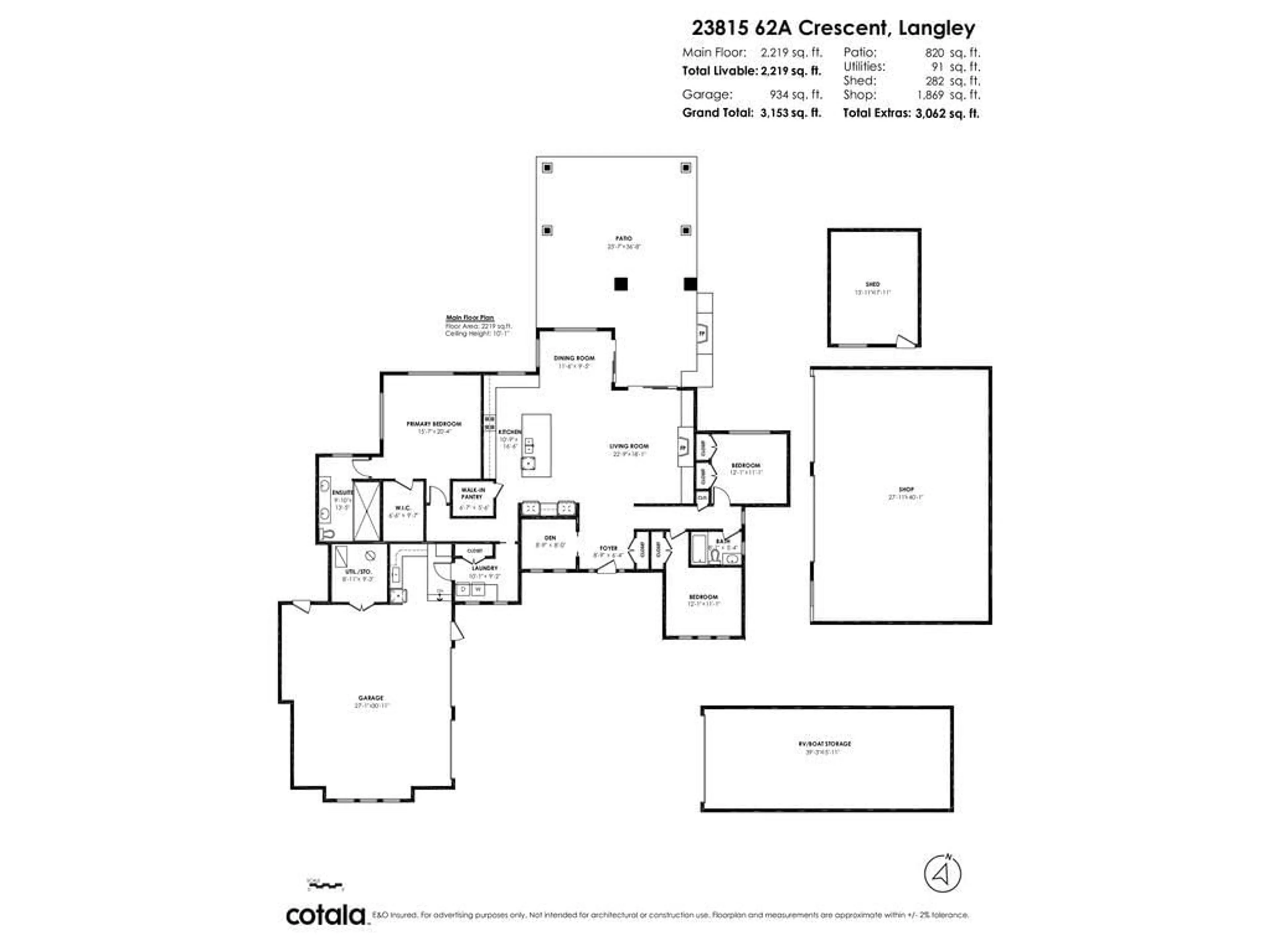 Floor plan for 23815 62A CRESCENT, Langley British Columbia V2Y2G5