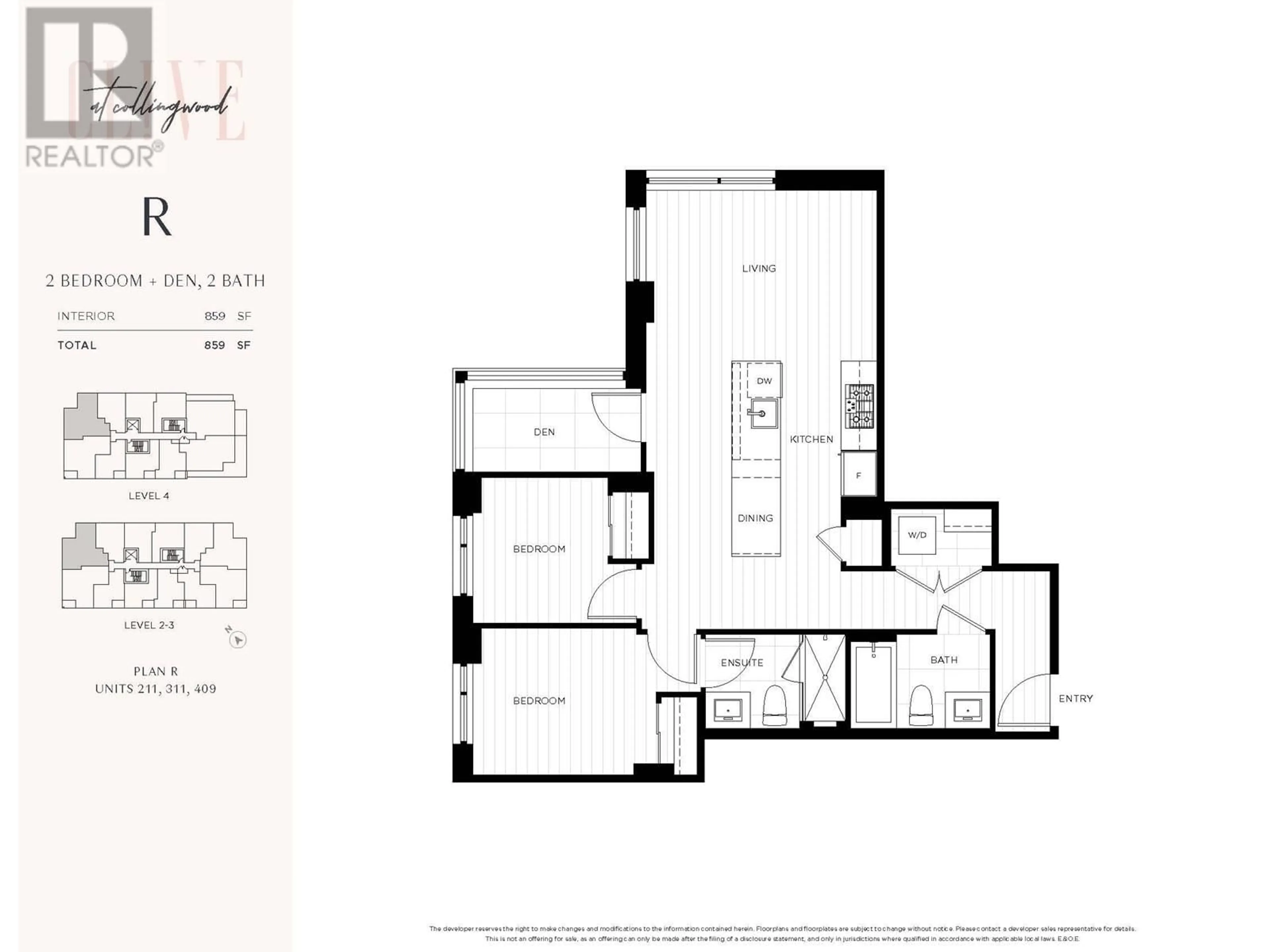 Floor plan for 104 3264 VANNESS AVENUE, Vancouver British Columbia V5R4V3