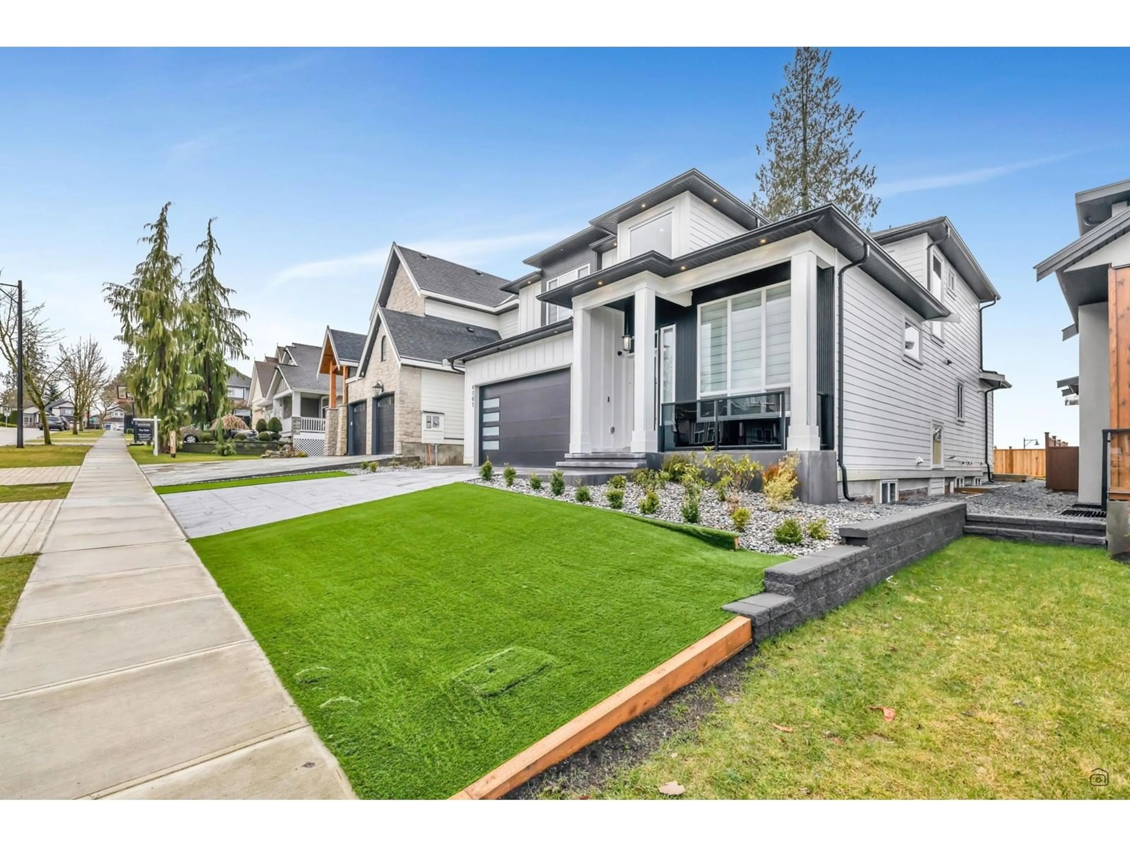 Home with vinyl exterior material, street for 6161 164A STREET, Surrey British Columbia V3S3V8