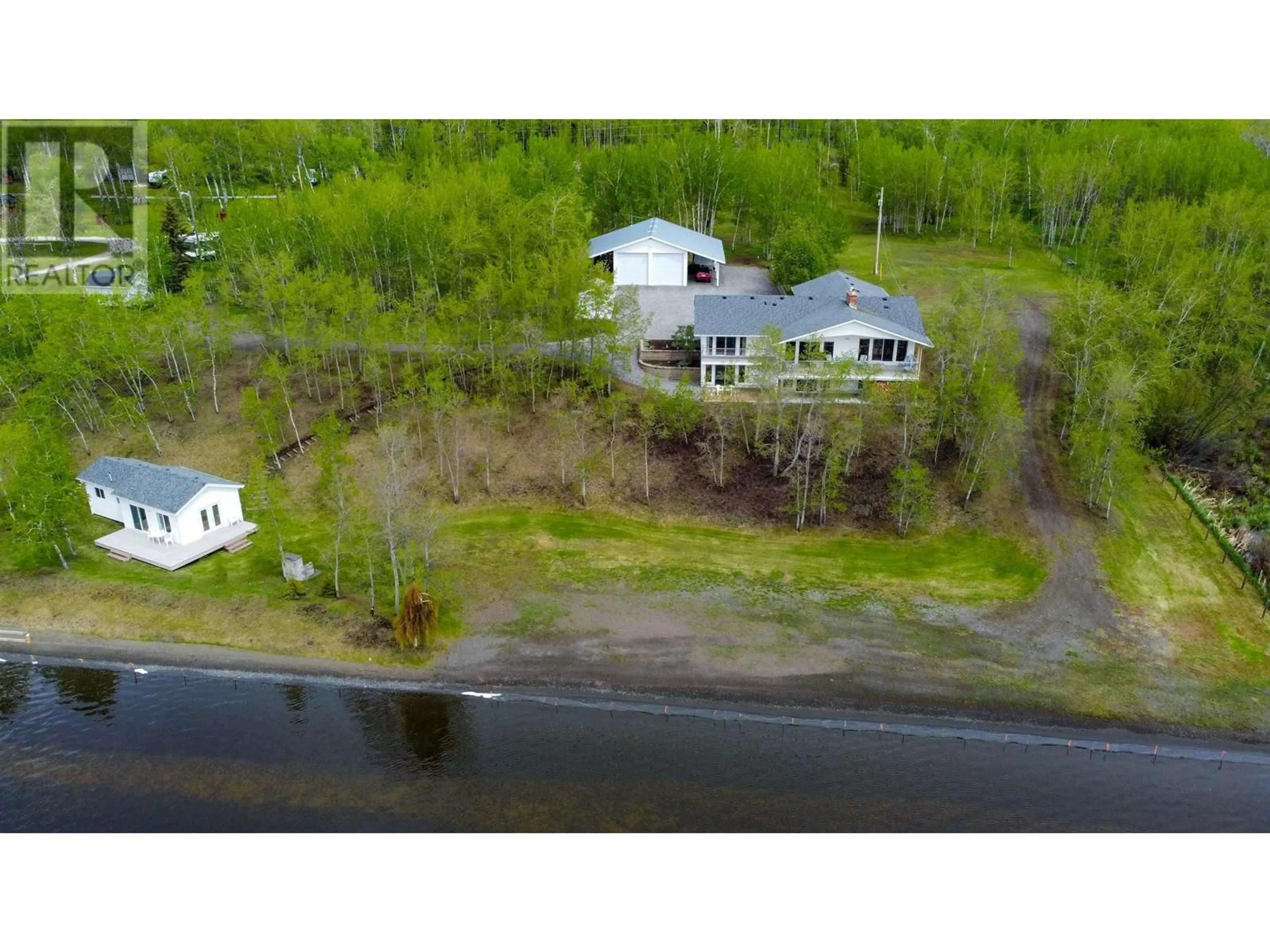A pic from outside/outdoor area/front of a property/back of a property/a pic from drone, water/lake/river/ocean view for 5664 GREEN LAKE NORTH ROAD, Green Lake British Columbia V0K2K1