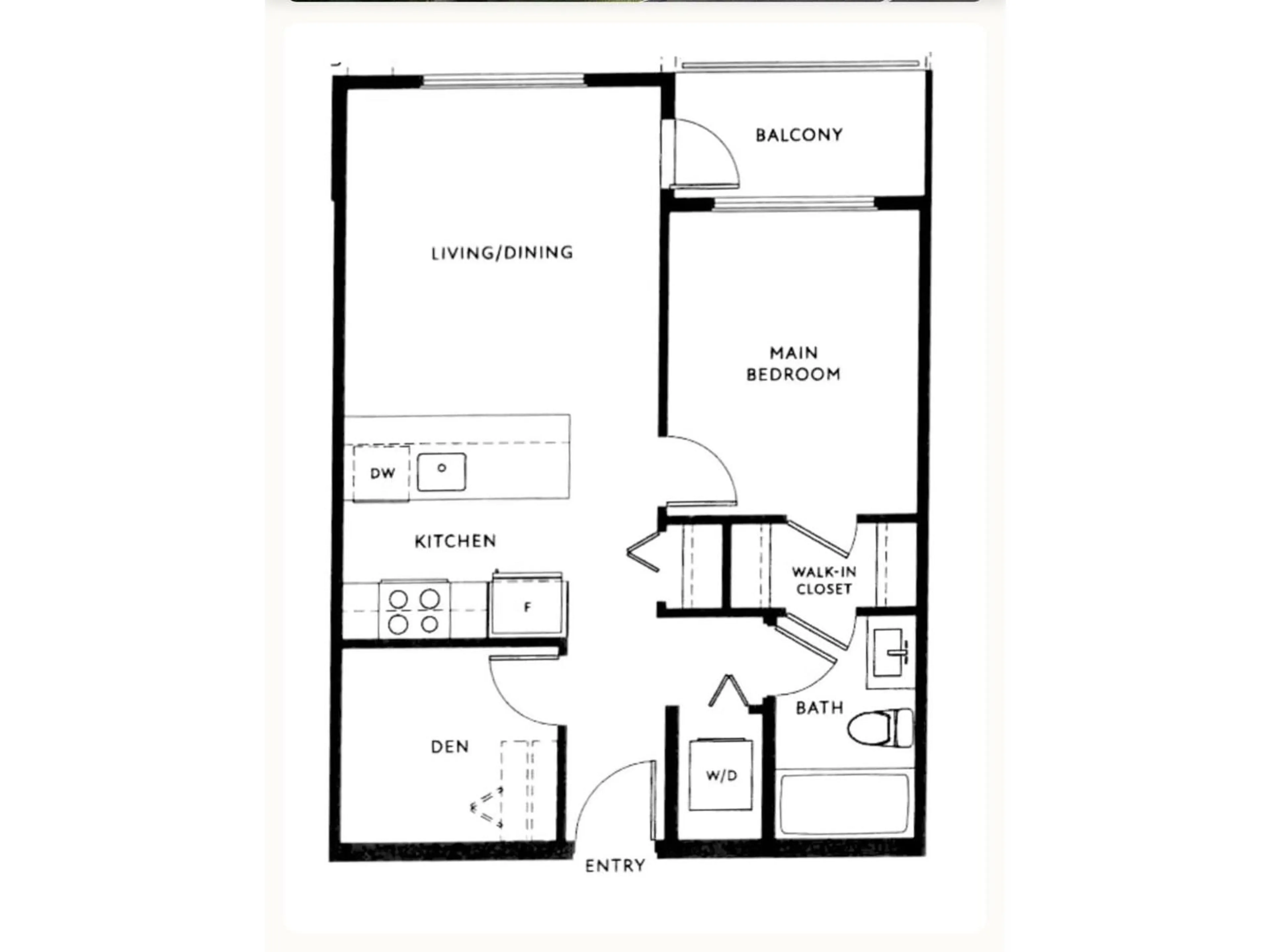 Floor plan for 307 14398 60 AVENUE, Surrey British Columbia V3X2N5