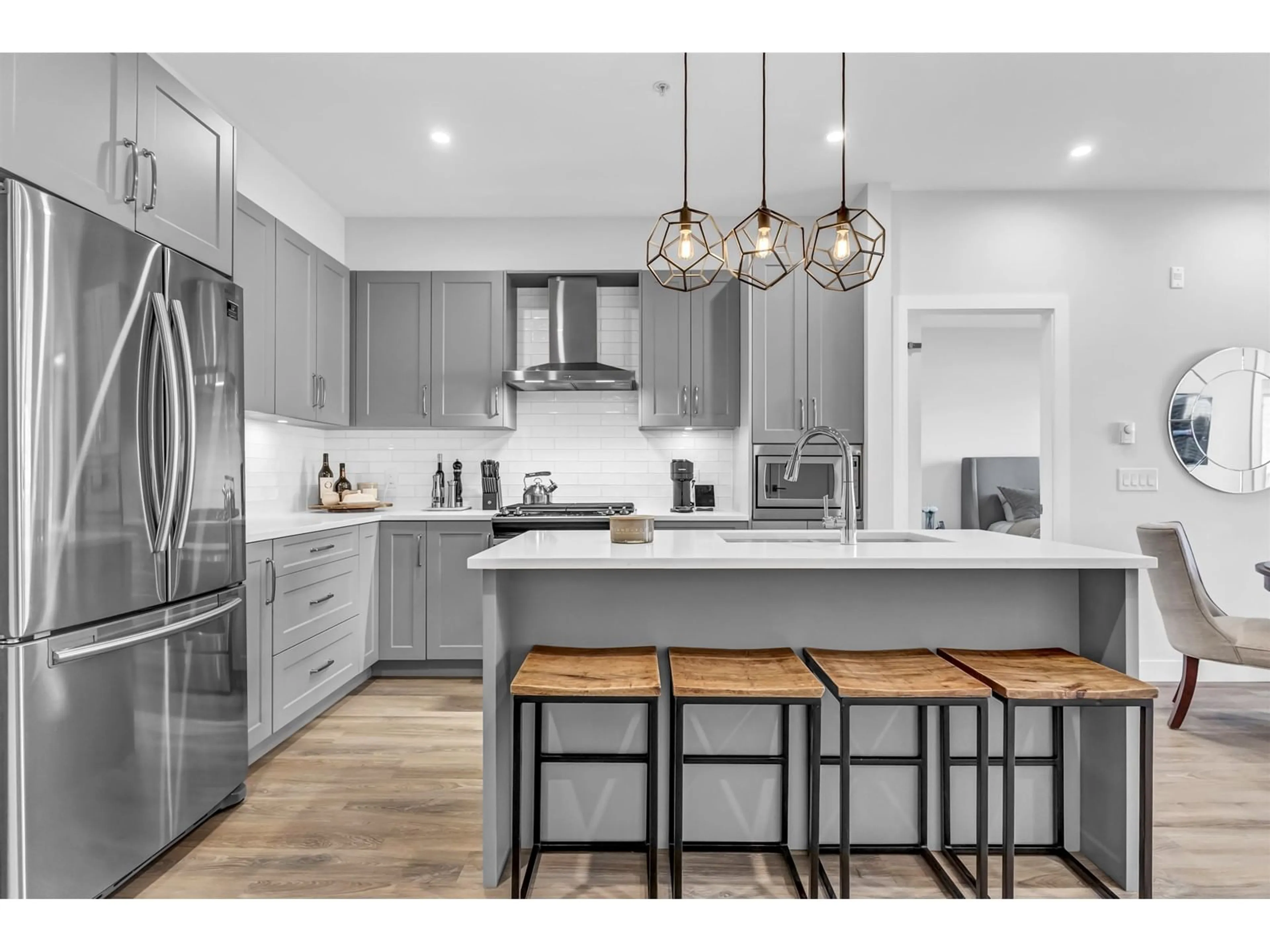 Open concept kitchen, unknown for 312 - 15436 31, Surrey British Columbia V3Z1H3