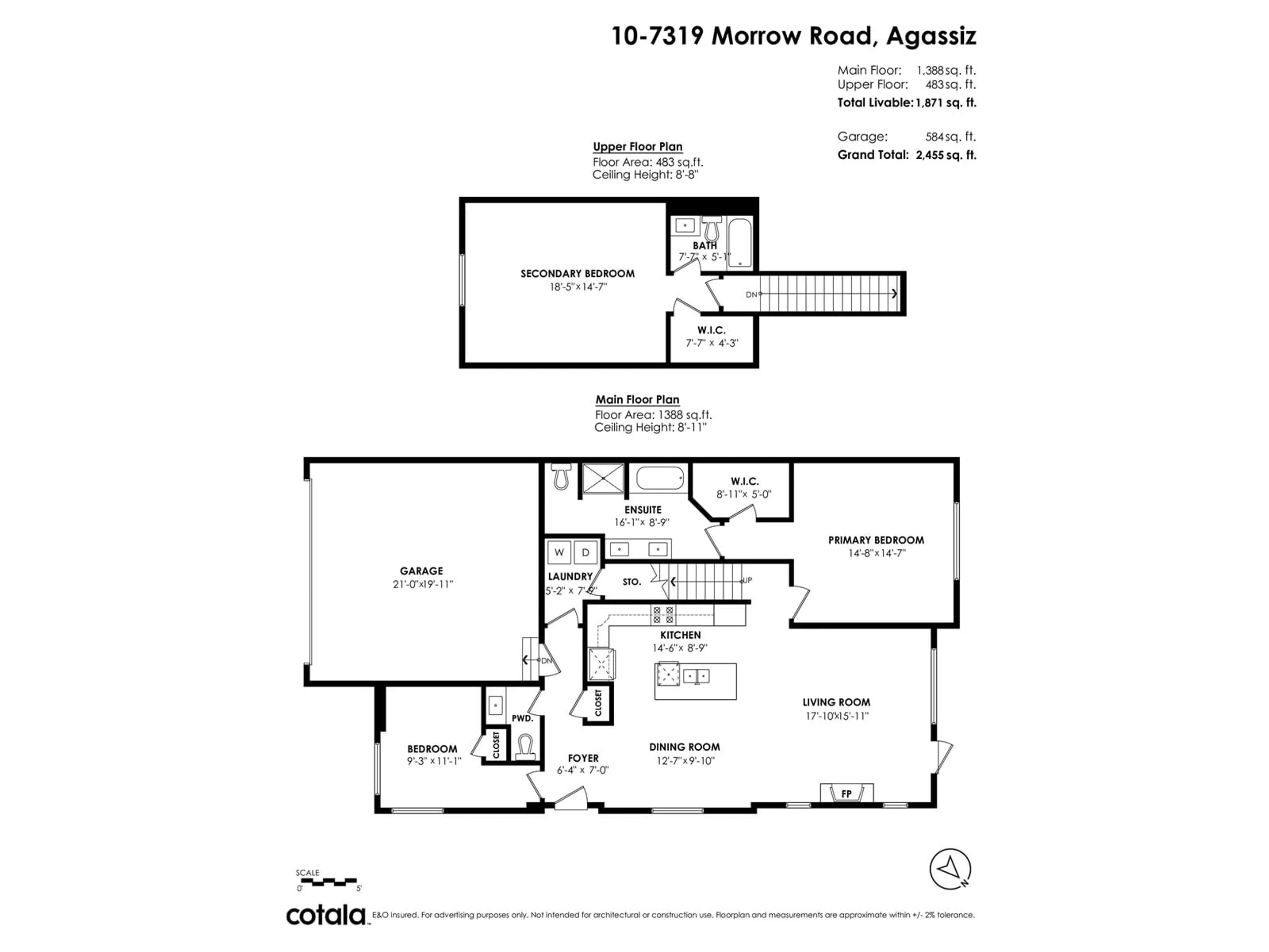 Floor plan for 10 - 7319 MORROW ROAD, Agassiz British Columbia V0M1A2