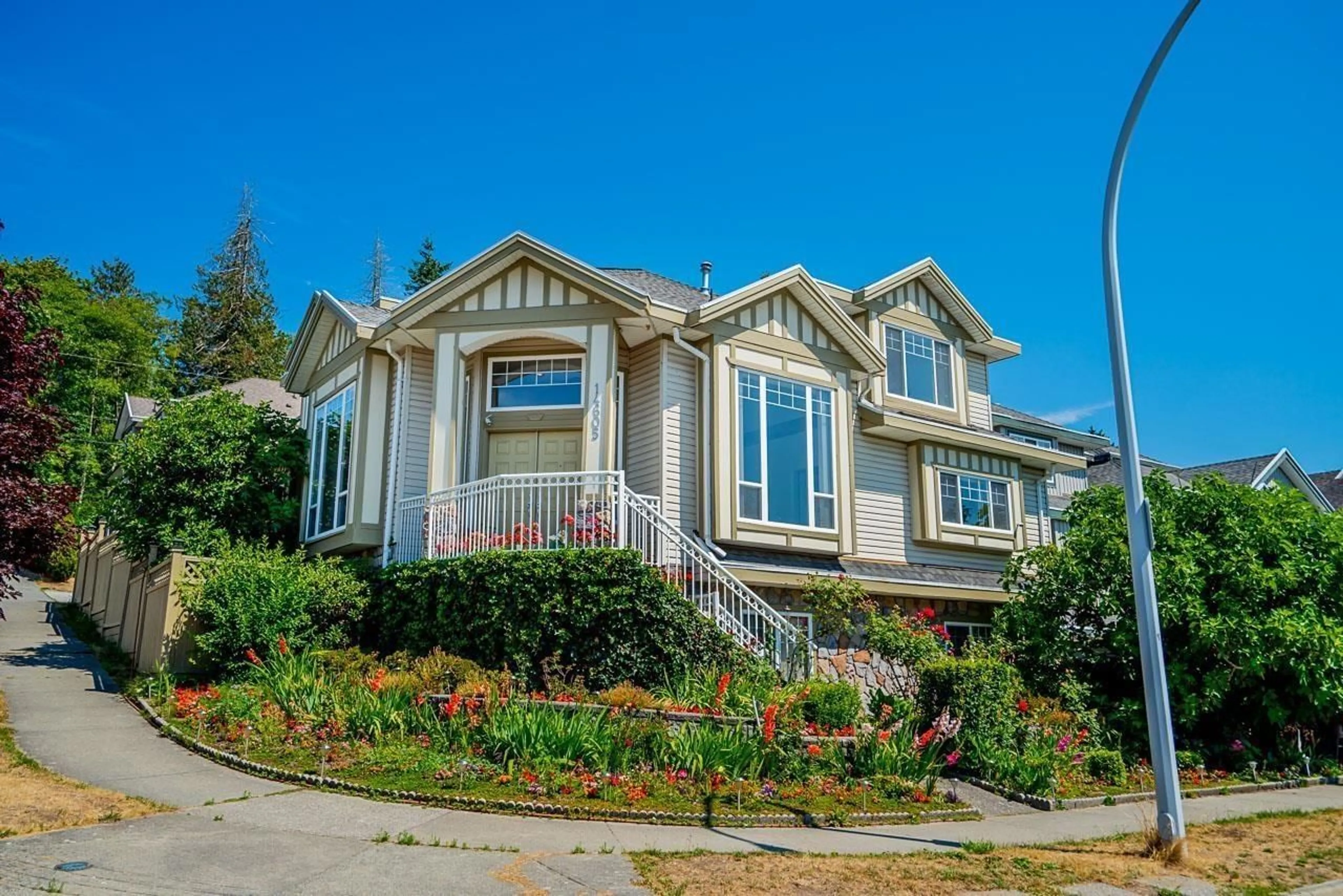 Home with vinyl exterior material, street for 14605 67B AVENUE, Surrey British Columbia V3S0Z4