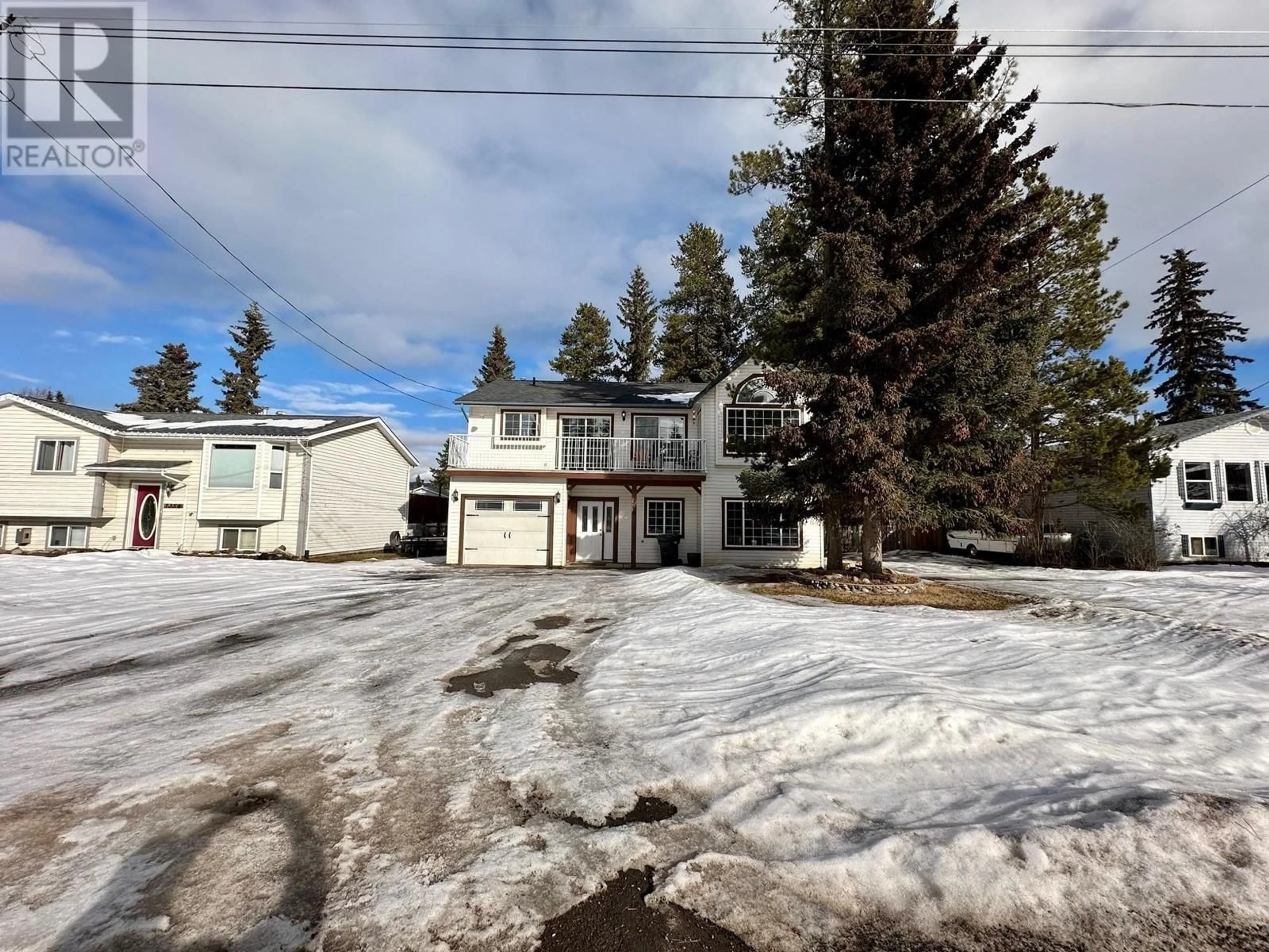 A pic from outside/outdoor area/front of a property/back of a property/a pic from drone, street for 1366 POPLAR STREET, Telkwa British Columbia V0J2X0