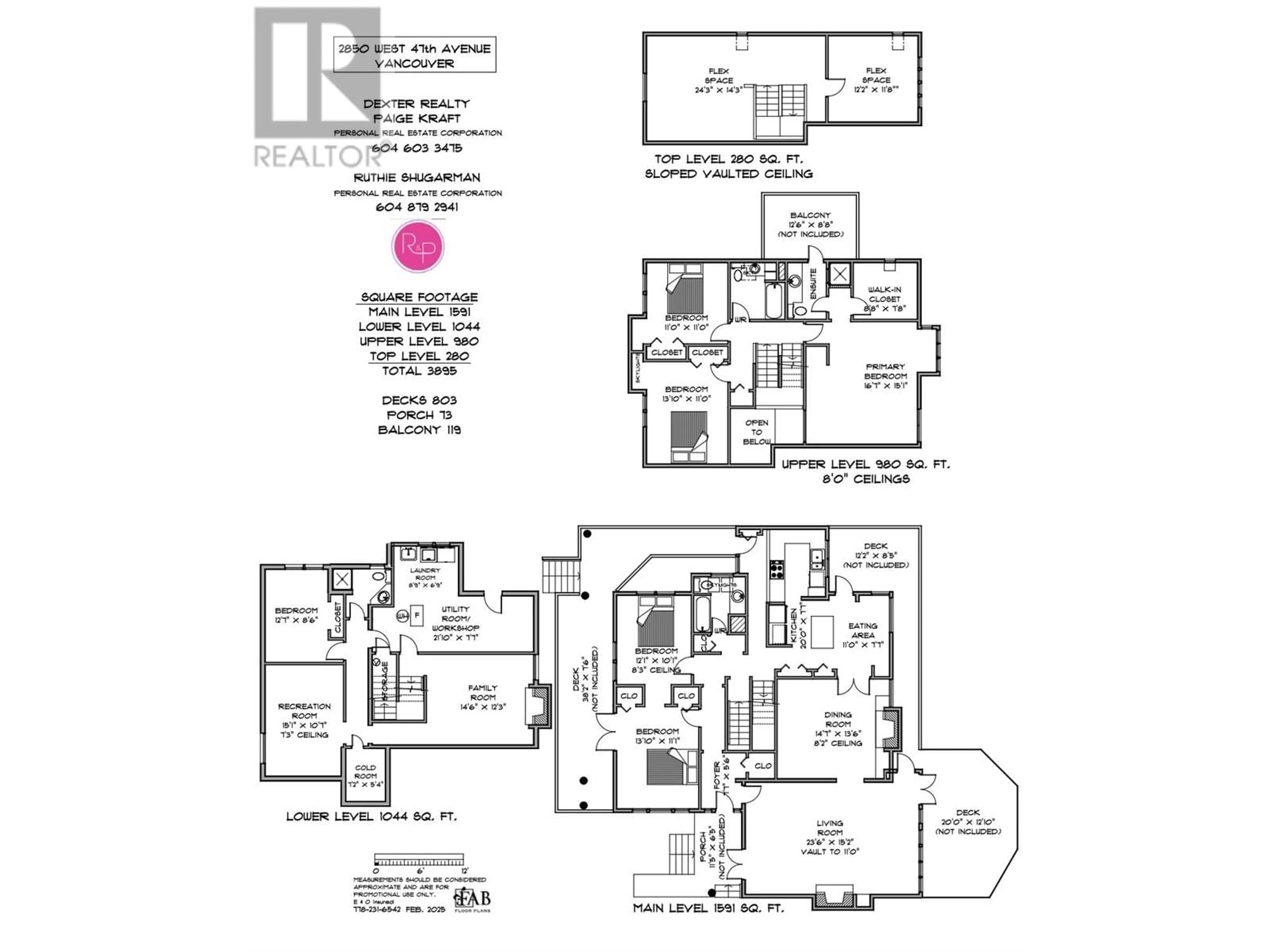 Floor plan for 2850 W 47TH AVENUE, Vancouver British Columbia V6N3N6