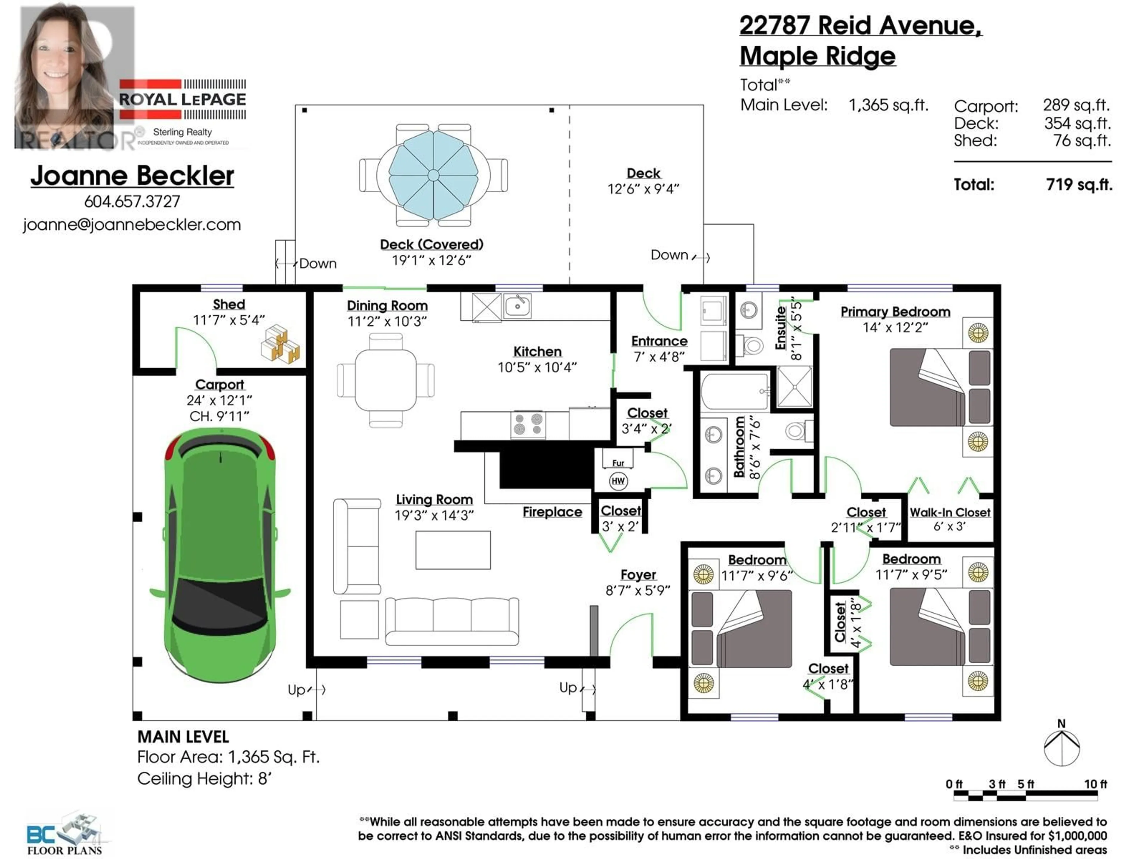 Floor plan for 22787 REID AVENUE, Maple Ridge British Columbia V2X4G7