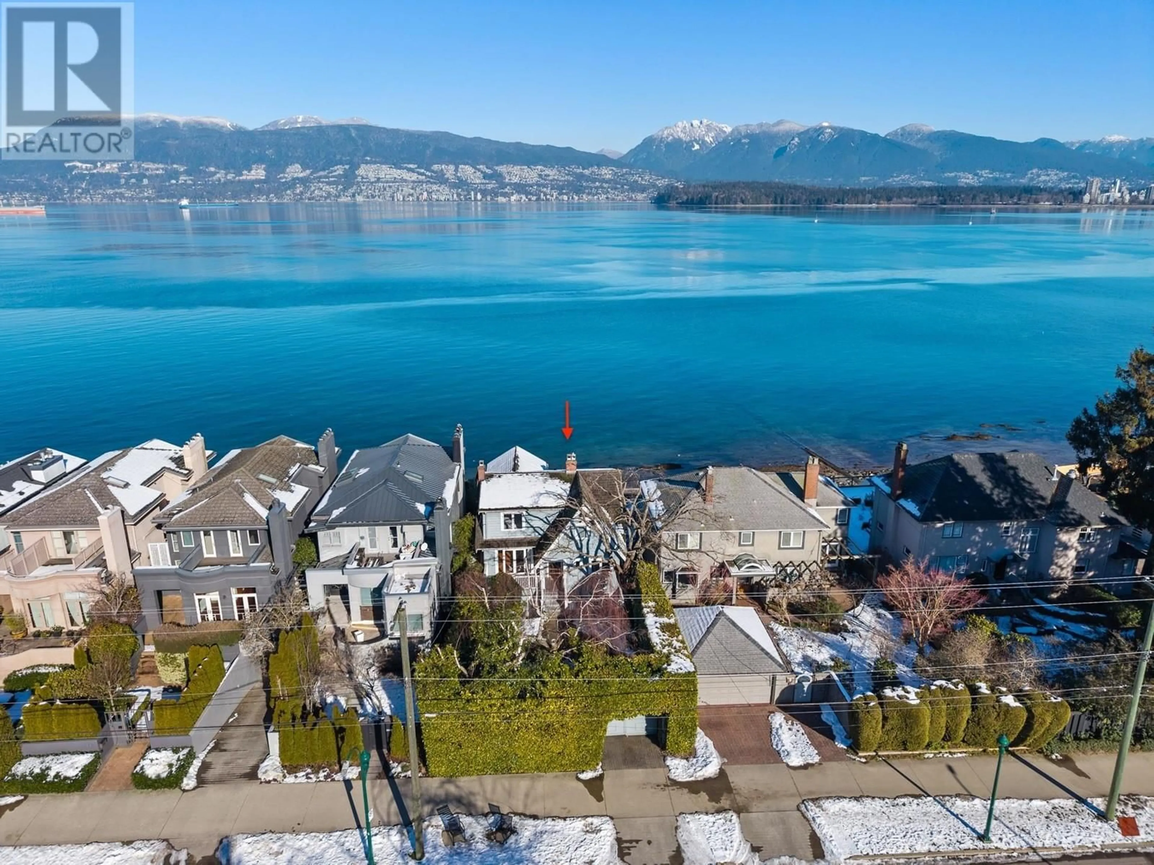 A pic from outside/outdoor area/front of a property/back of a property/a pic from drone, water/lake/river/ocean view for 3131 POINT GREY ROAD, Vancouver British Columbia V6K1B3