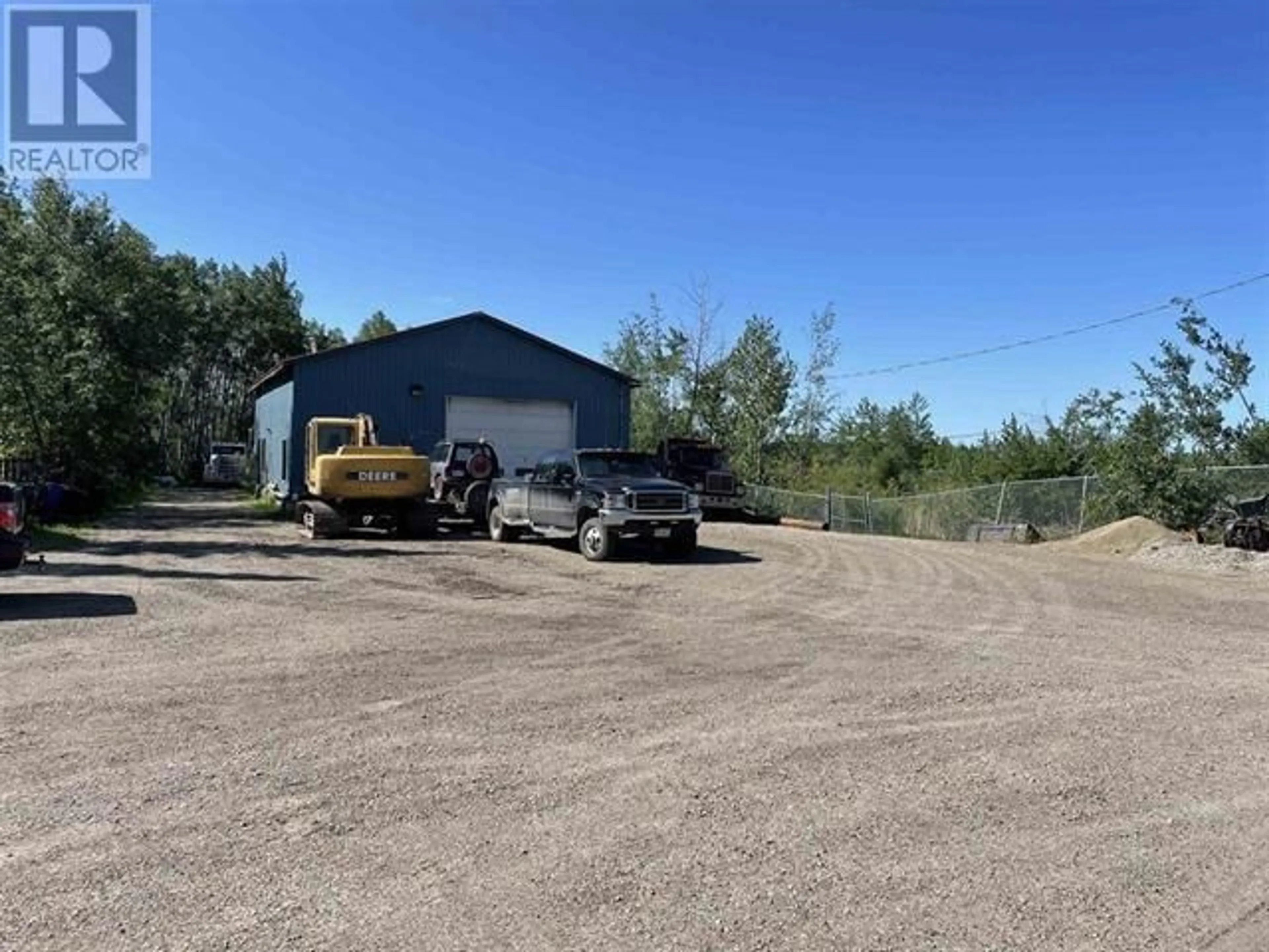 A pic from outside/outdoor area/front of a property/back of a property/a pic from drone, building for 5985 JADE ROAD, Fort St. John British Columbia V0C2K0