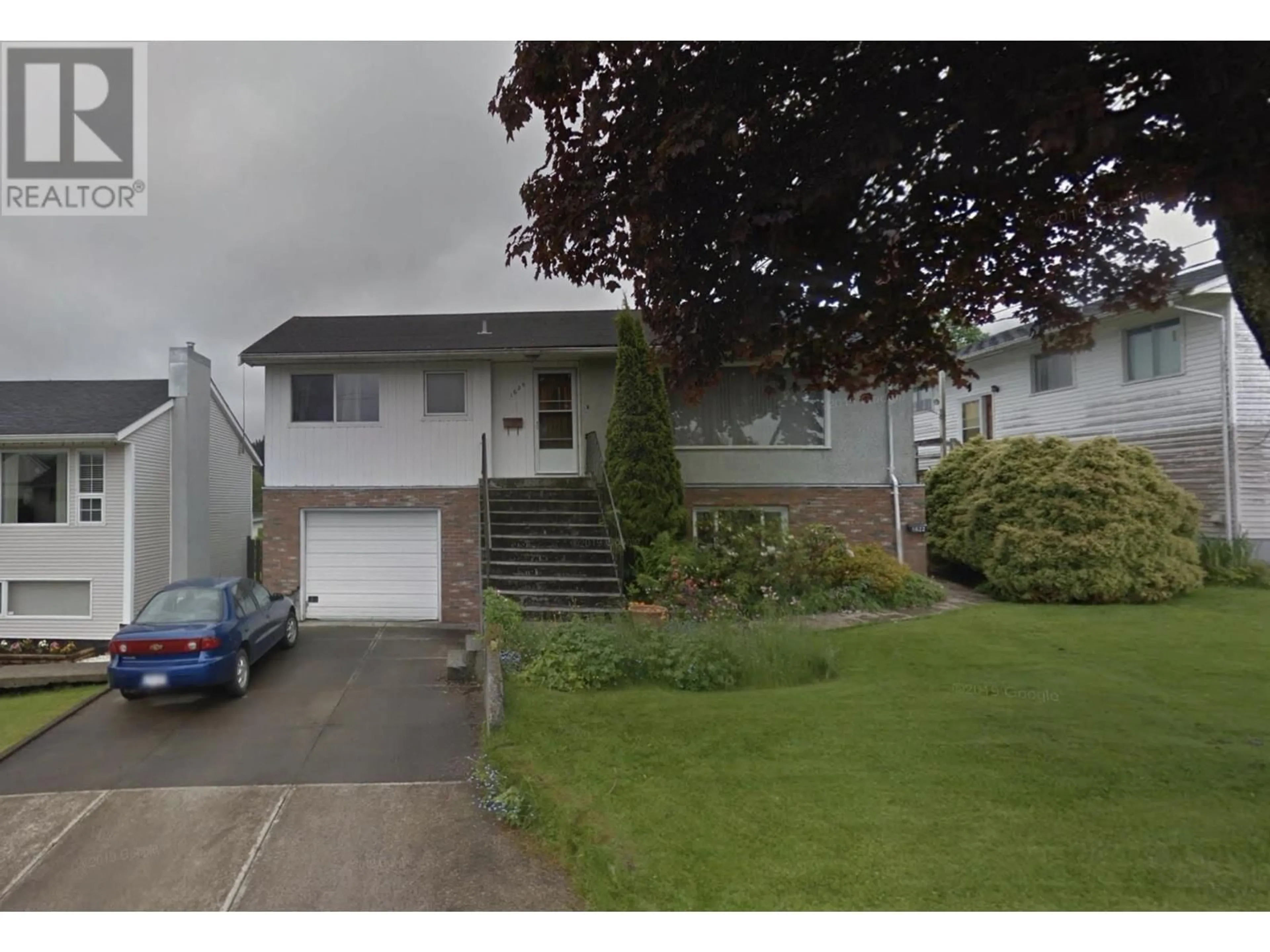 Home with vinyl exterior material, street for 1620 INDIA AVENUE, Prince Rupert British Columbia V8J2Y3