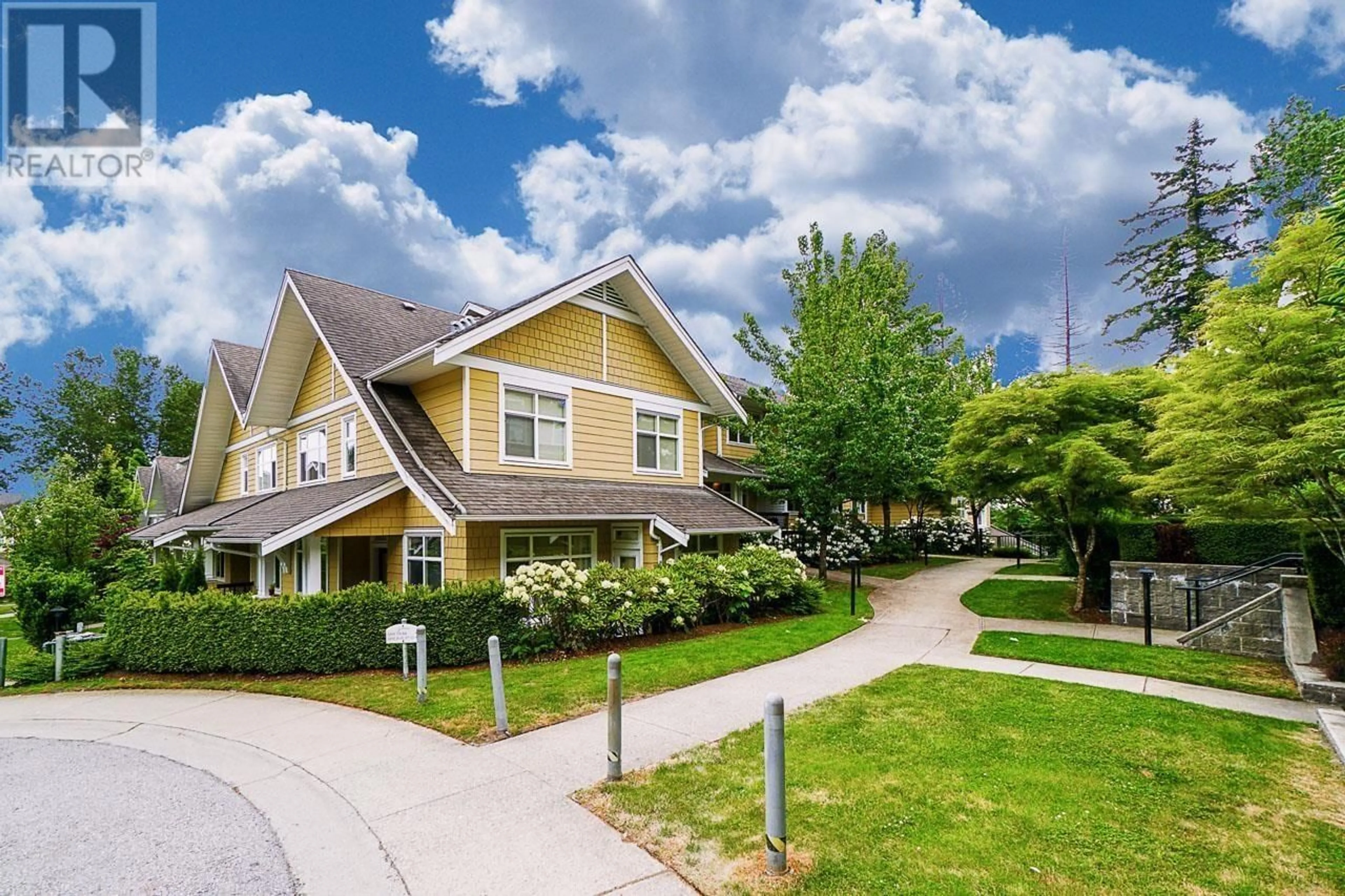 Home with vinyl exterior material, street for 80 - 6878 SOUTHPOINT DRIVE, Burnaby British Columbia V3N5E4