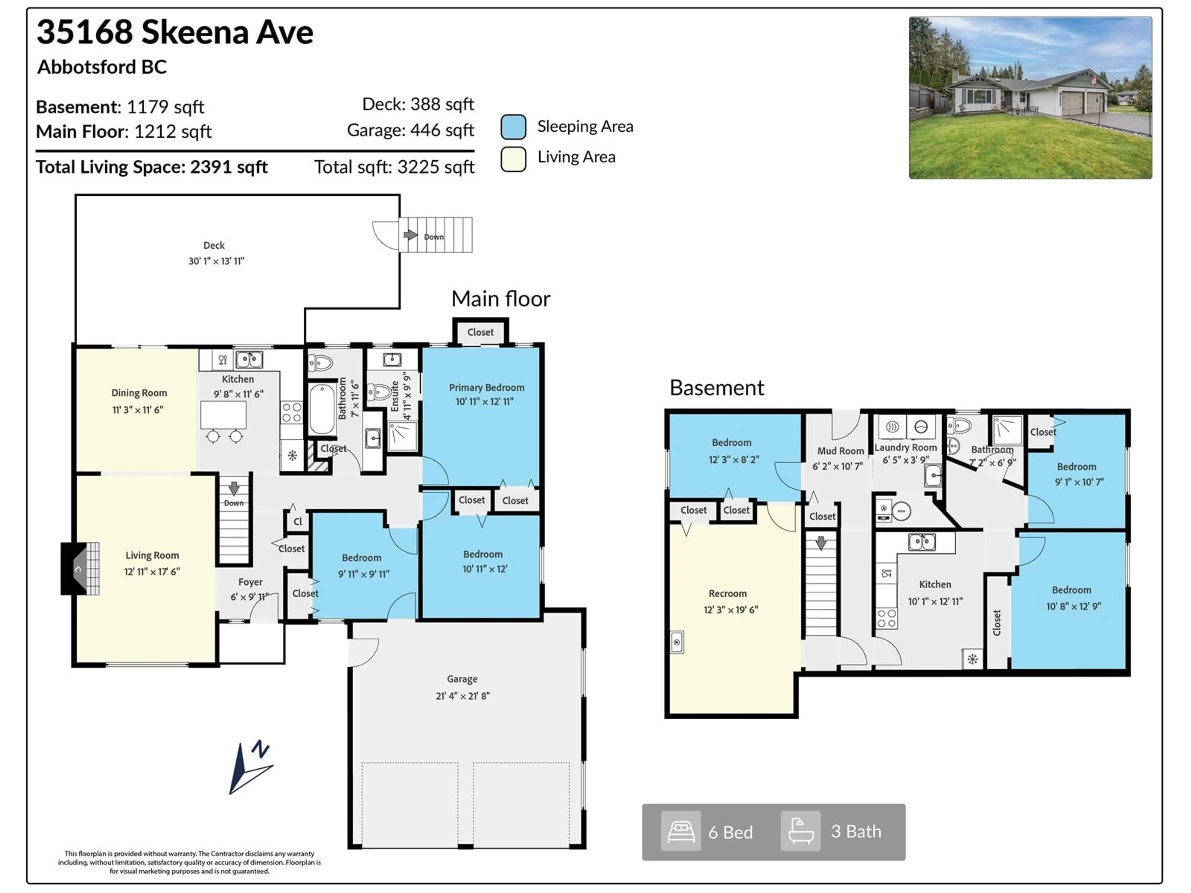 Floor plan for 35168 SKEENA, Abbotsford British Columbia V2S7H5