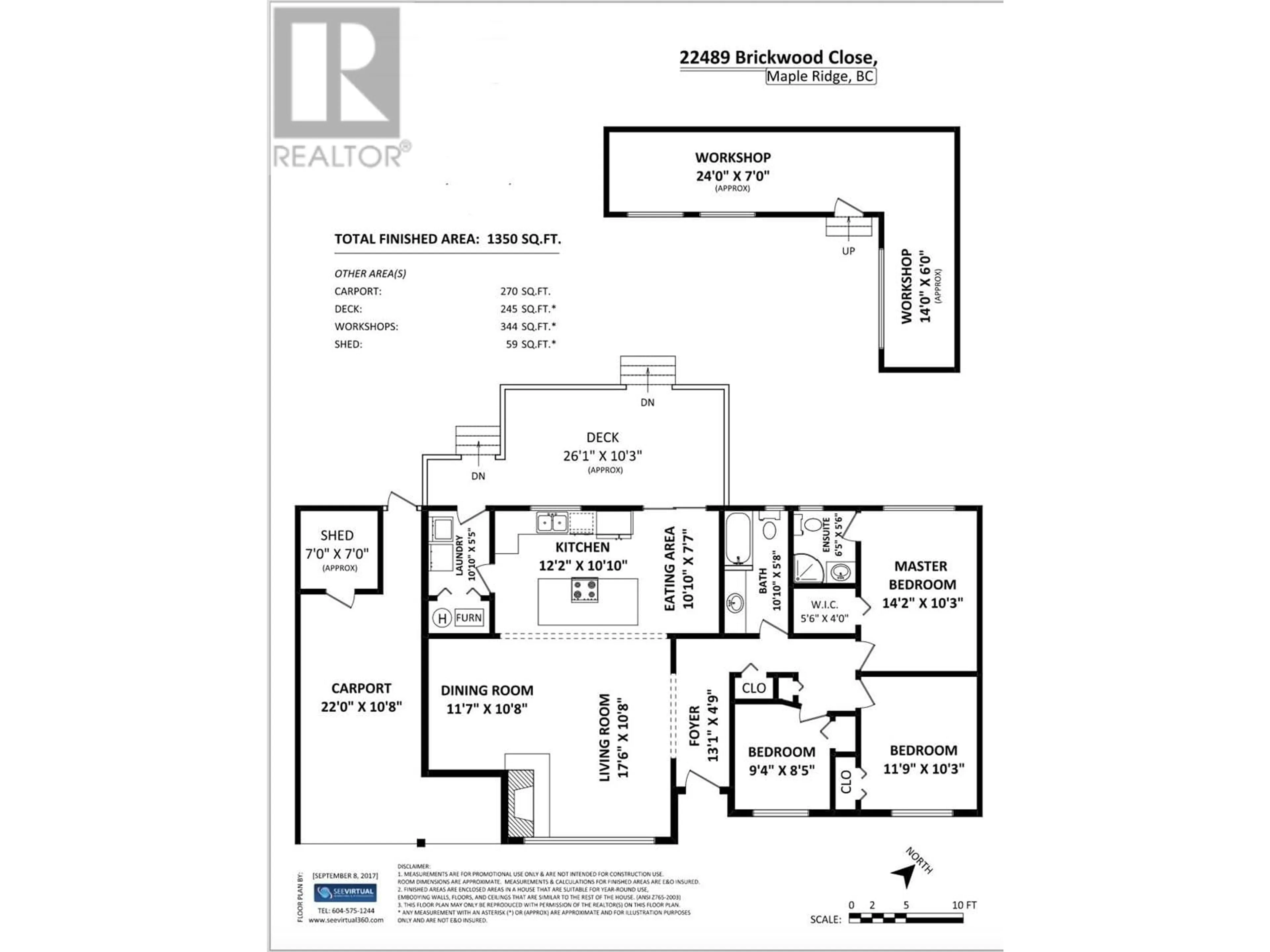 Floor plan for 22489 BRICKWOOD CLOSE, Maple Ridge British Columbia V2X2E6