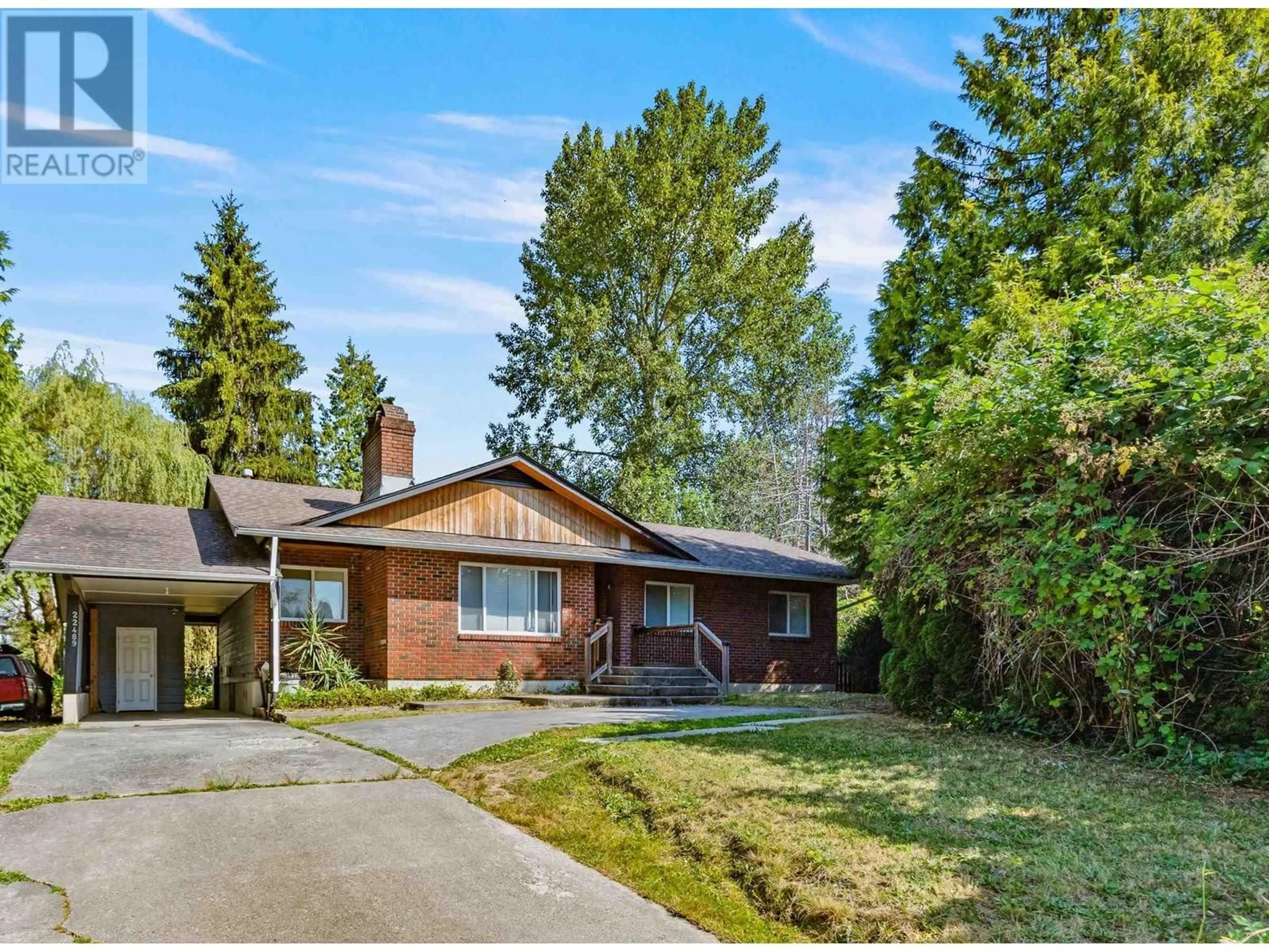 Home with brick exterior material, street for 22489 BRICKWOOD CLOSE, Maple Ridge British Columbia V2X2E6