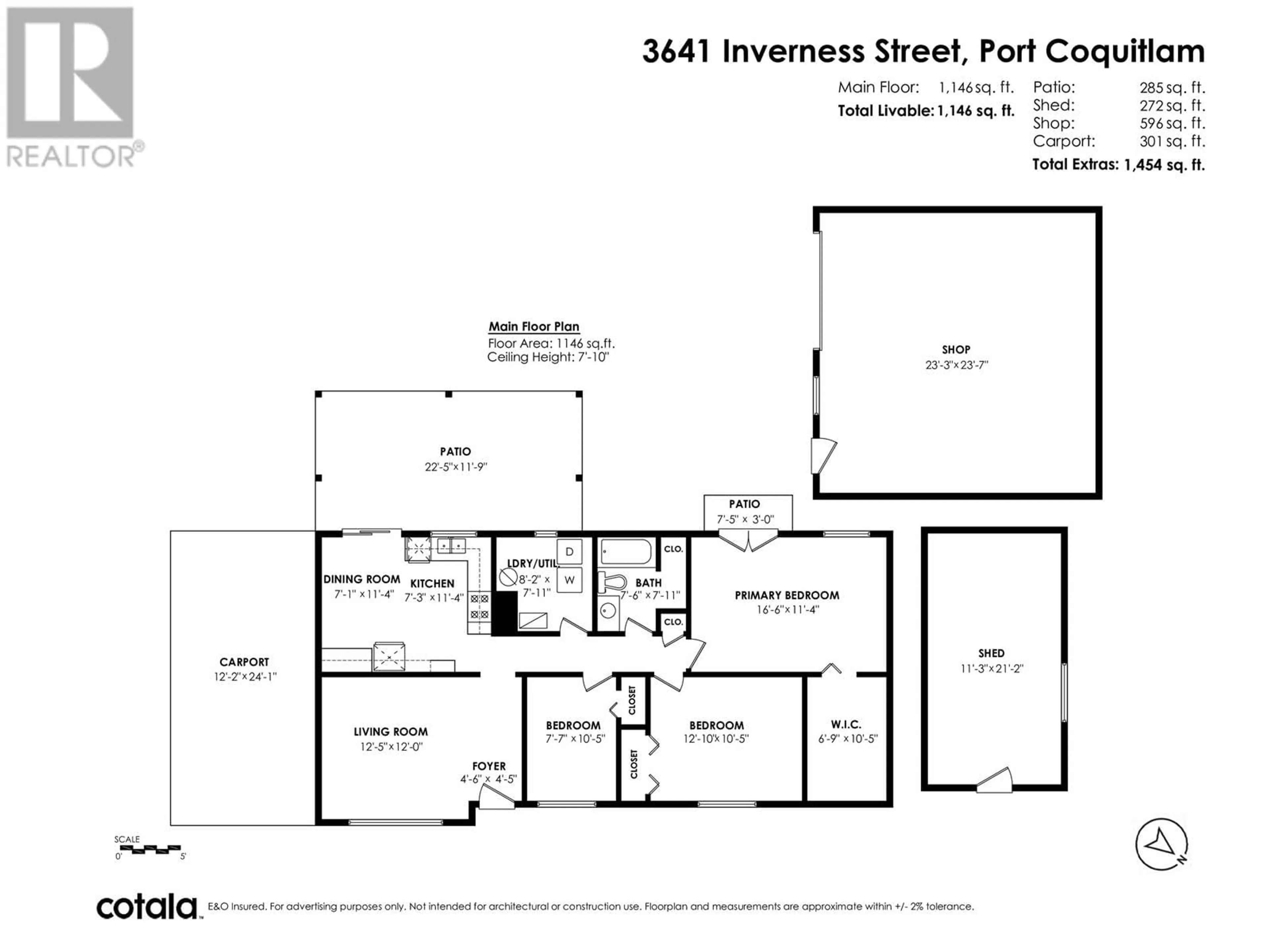 Floor plan for 3641 INVERNESS STREET, Port Coquitlam British Columbia V3B3B5