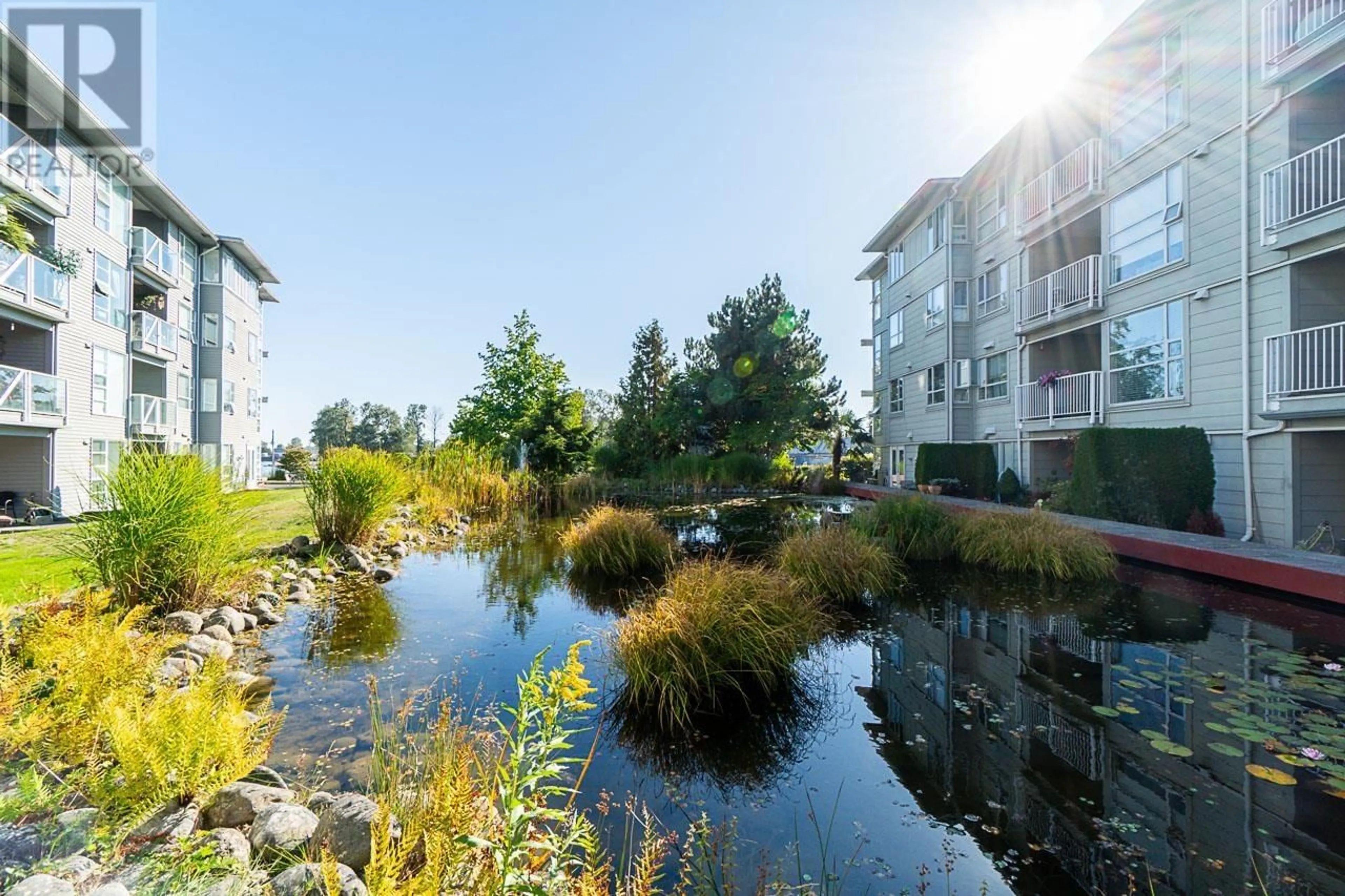 Patio, water/lake/river/ocean view for 310 - 1820 KENT AVENUE SOUTH AVENUE, Vancouver British Columbia V5P2S7