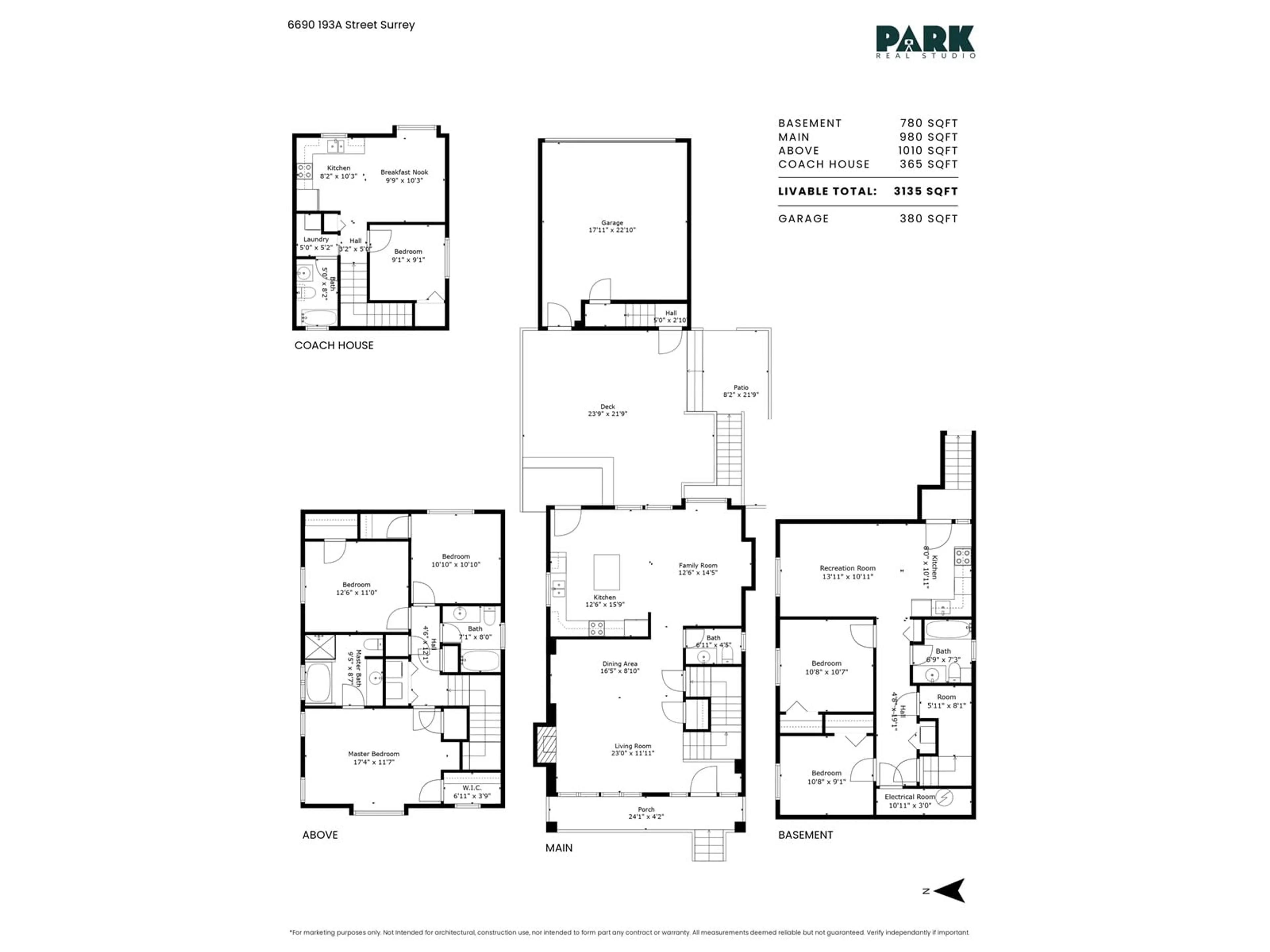 Floor plan for 6690 193A STREET, Surrey British Columbia V4N0C1