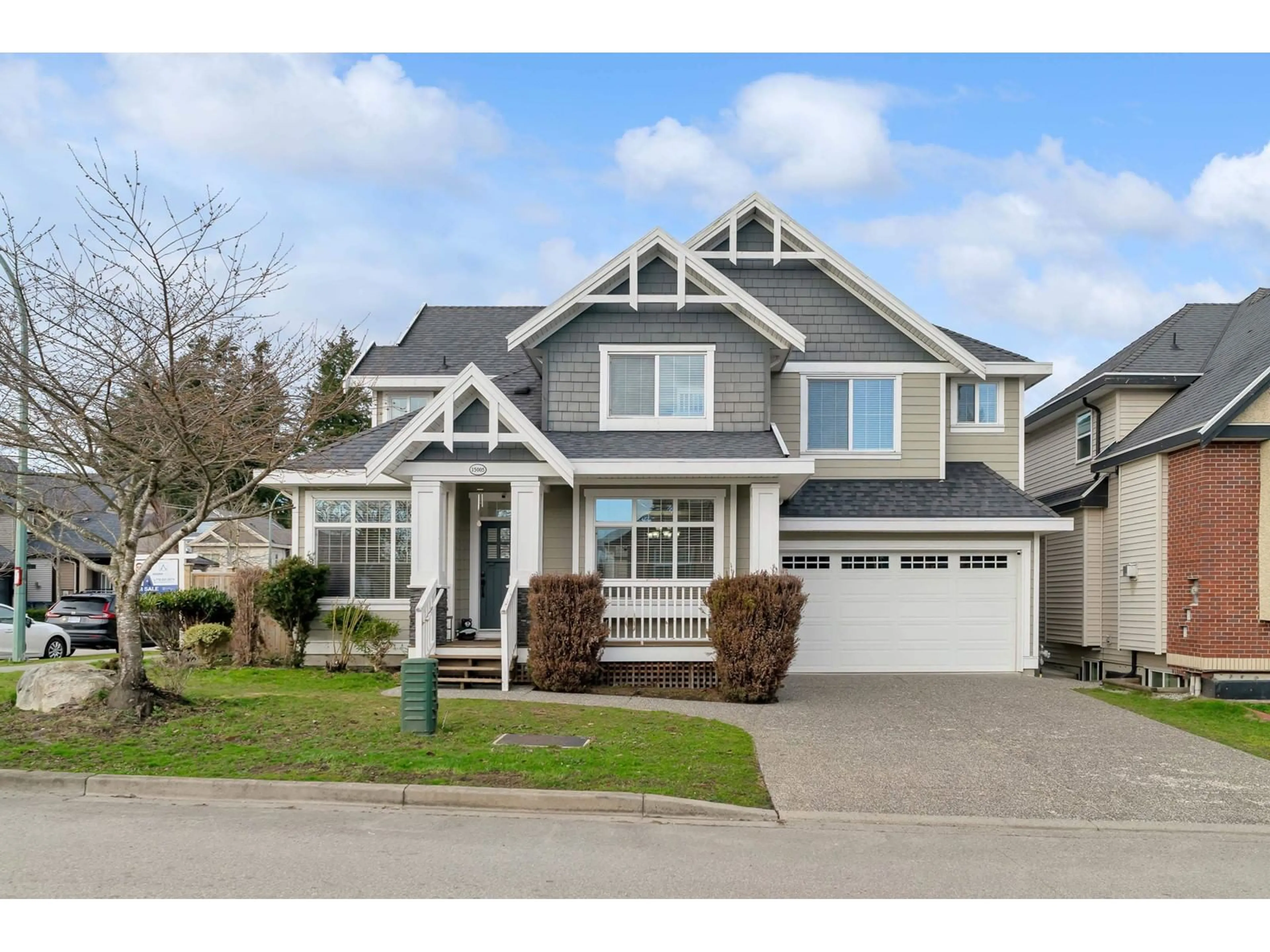 Home with vinyl exterior material, street for 15005 59A AVENUE, Surrey British Columbia V3S3T3