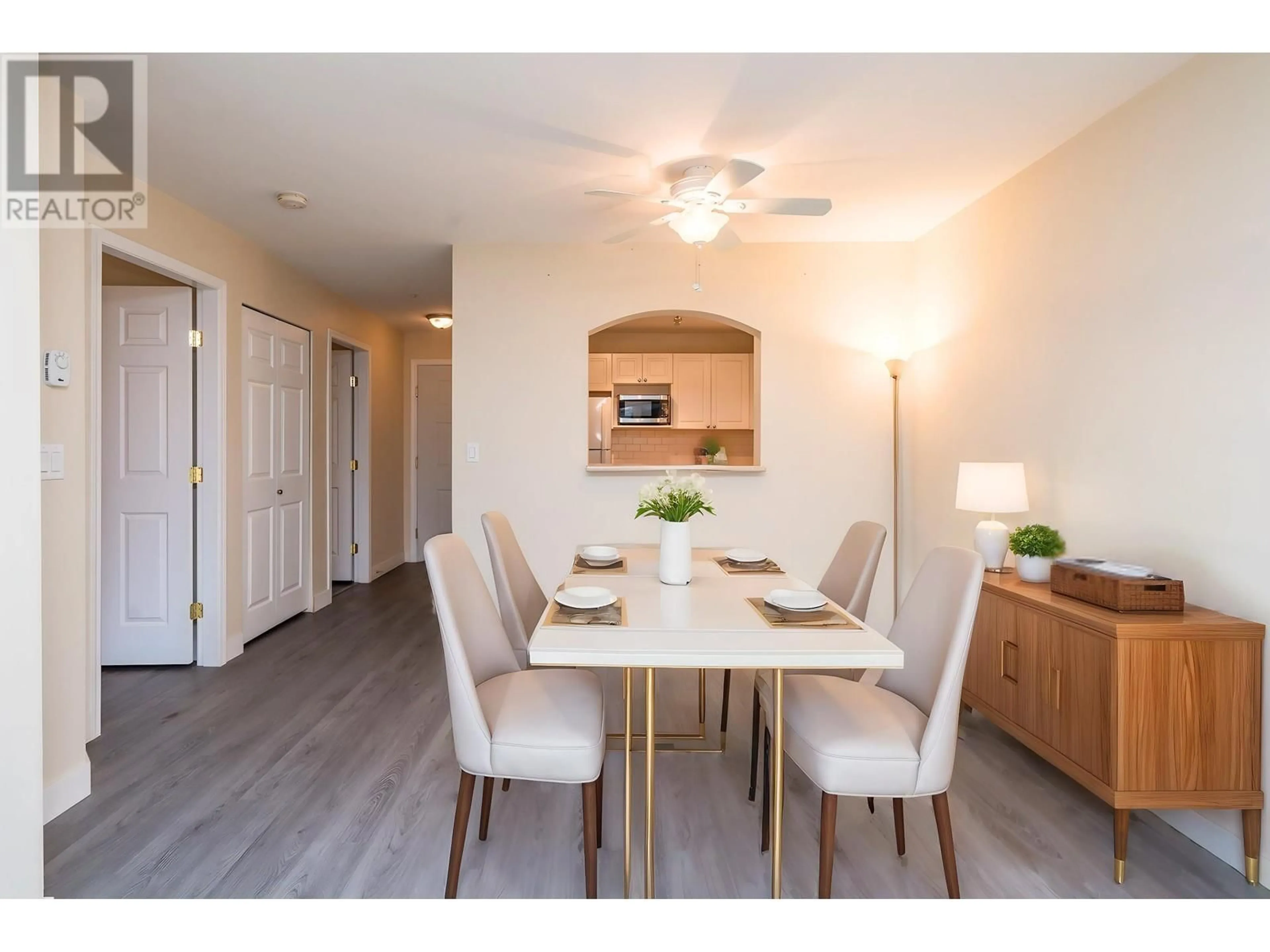 Dining room, wood/laminate floor for 220 2980 PRINCESS CRESCENT, Coquitlam British Columbia V3B7R4