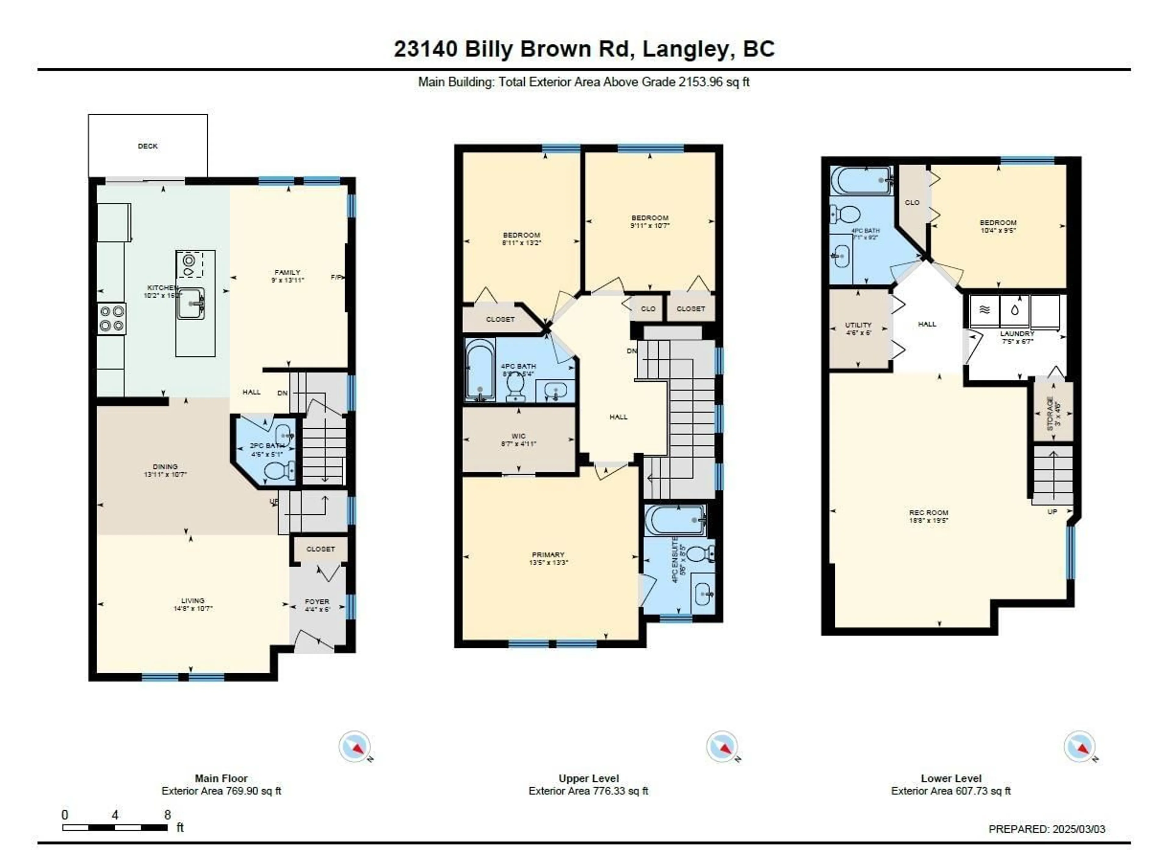 Floor plan for 23140 BILLY BROWN ROAD, Langley British Columbia V1M4G1