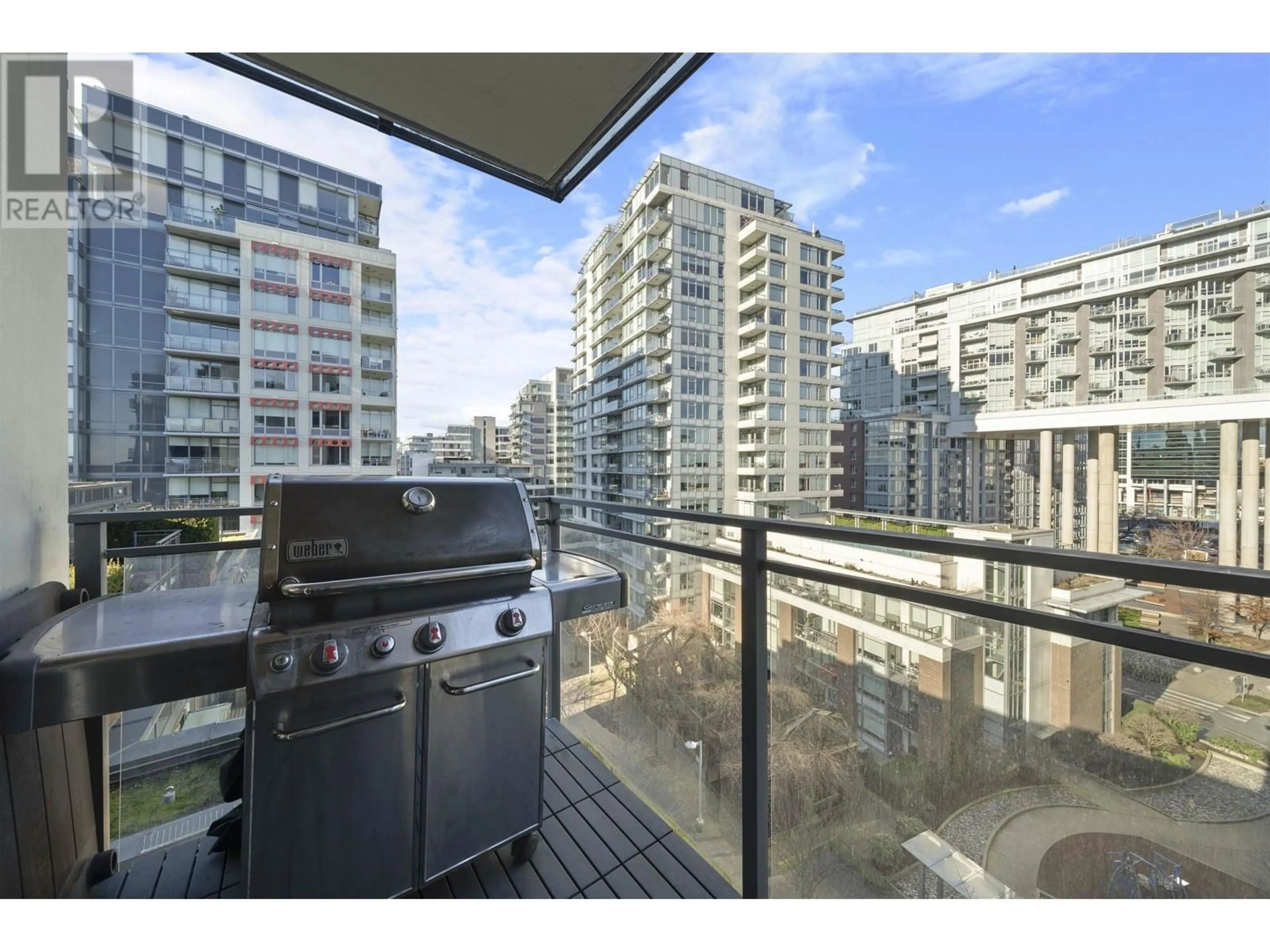 Balcony in the apartment, city buildings view from balcony for 801 161 E 1ST AVENUE, Vancouver British Columbia V6A0G1