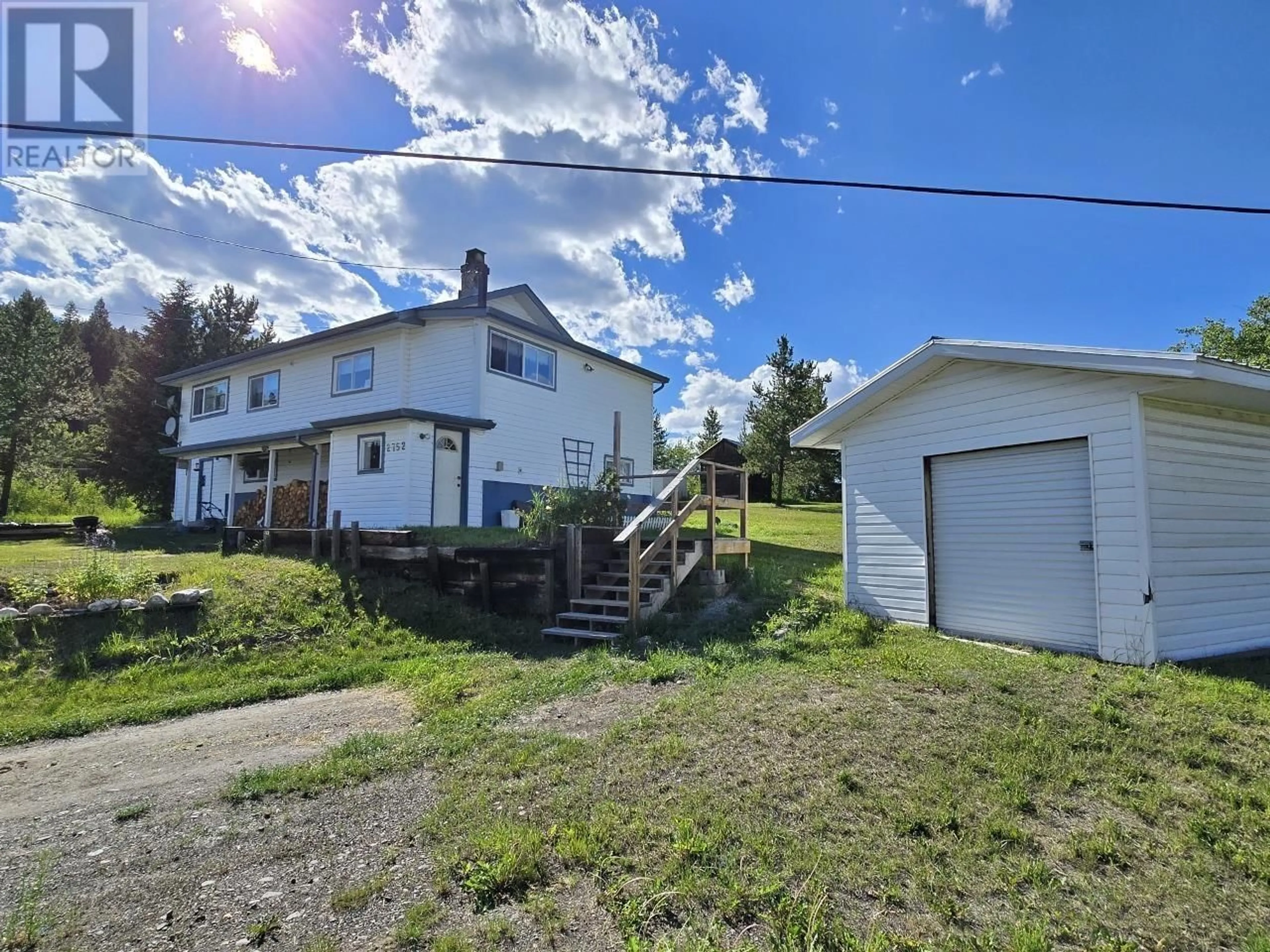 A pic from outside/outdoor area/front of a property/back of a property/a pic from drone, unknown for 2752 ENTERPRISE ROAD, 150 Mile House British Columbia V0K1T1