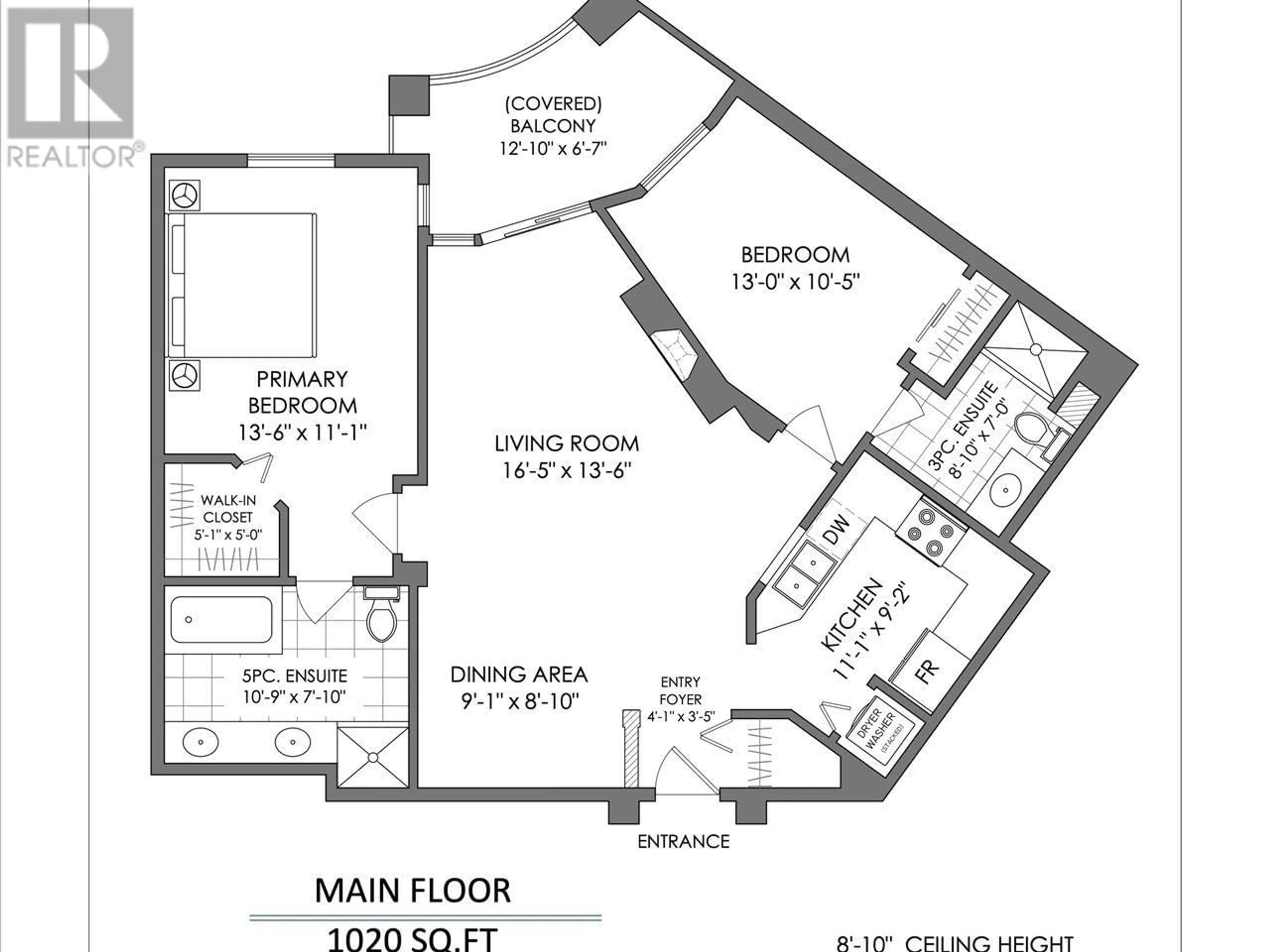 Floor plan for 214 5835 HAMPTON PLACE, Vancouver British Columbia V6T2G2