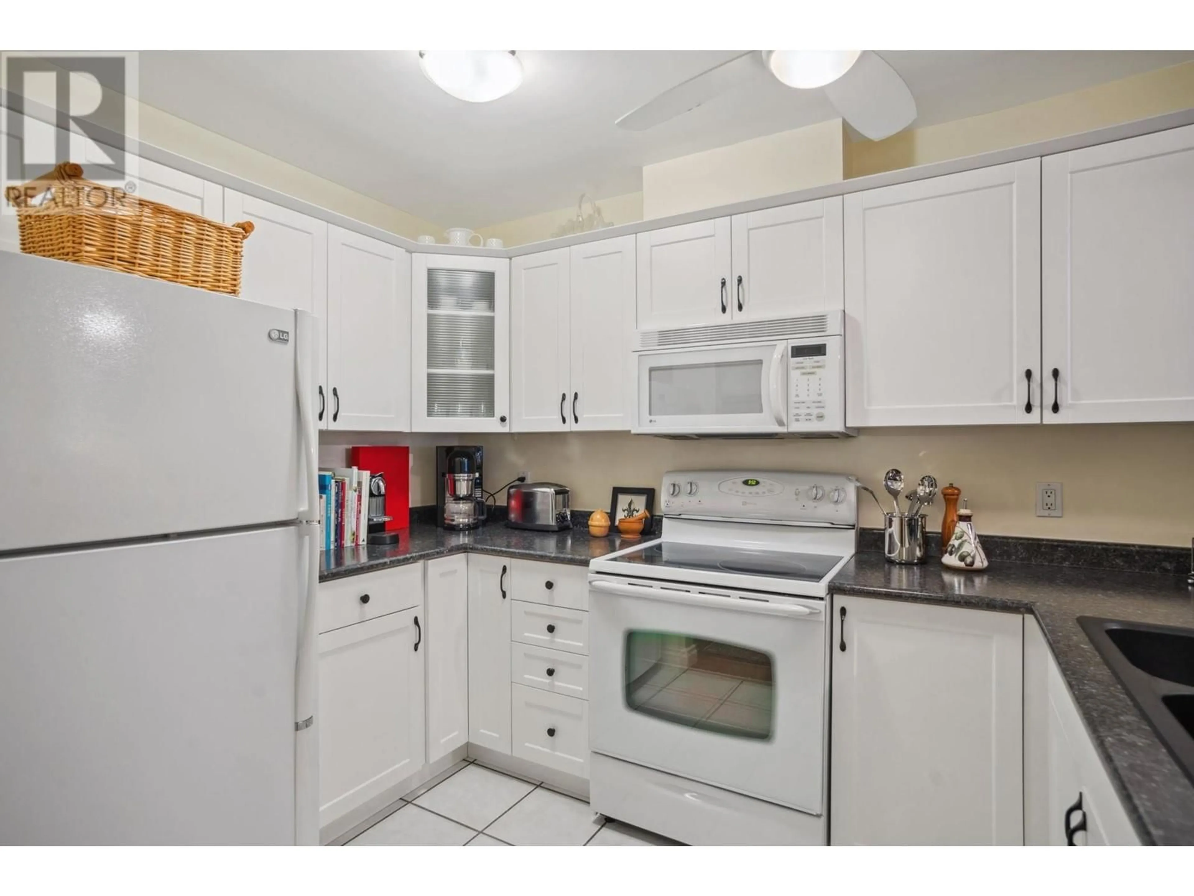 Standard kitchen, ceramic/tile floor for 206 3590 W 26TH AVENUE, Vancouver British Columbia V6S1N9