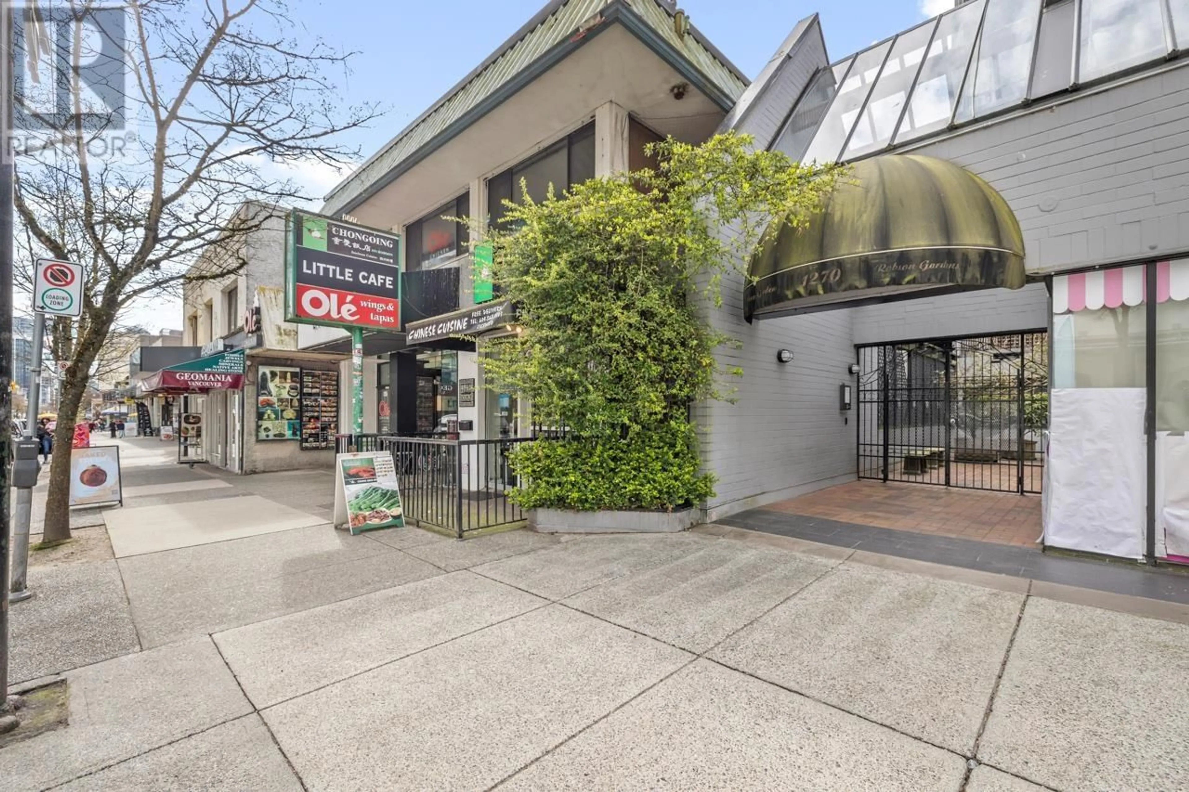 Patio, street for 611 1270 ROBSON STREET, Vancouver British Columbia V6E3Z6