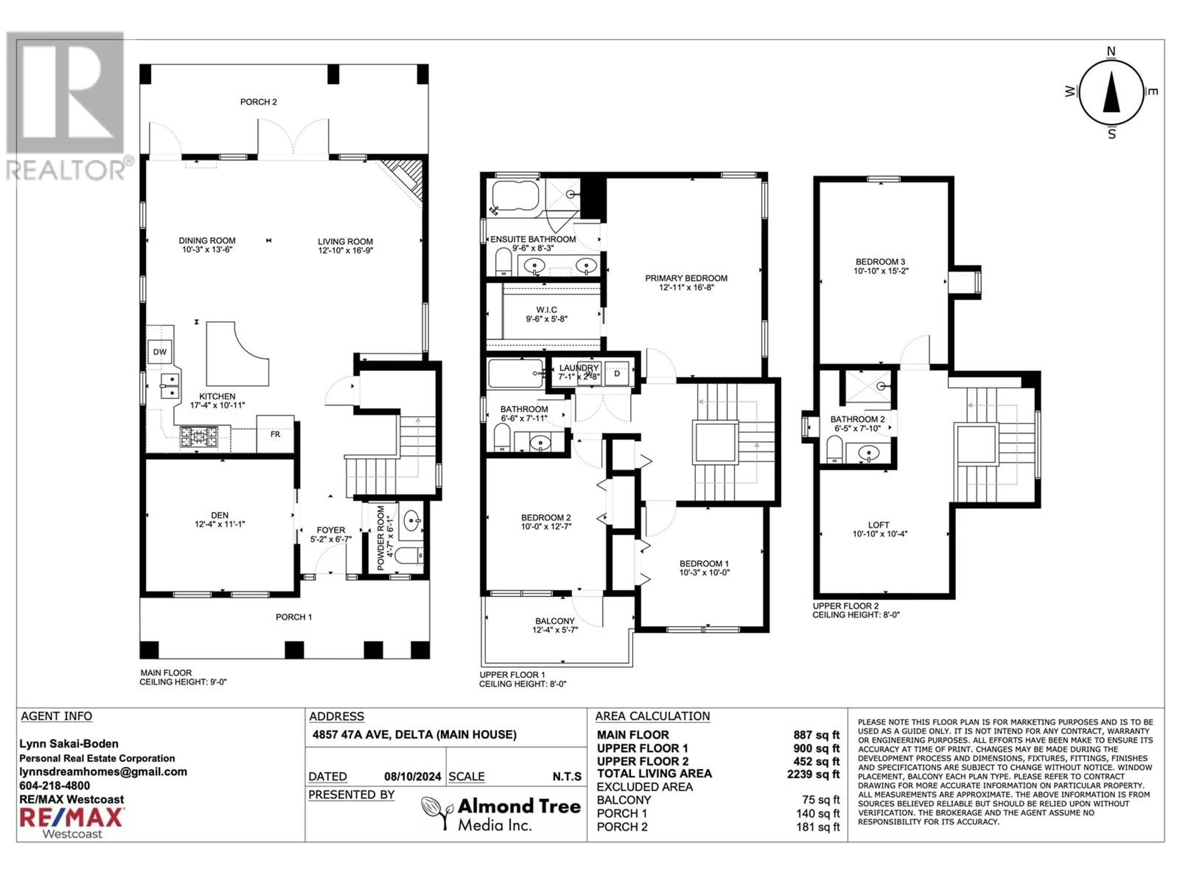 Floor plan for 4857 47A AVENUE, Delta British Columbia V4K1T2