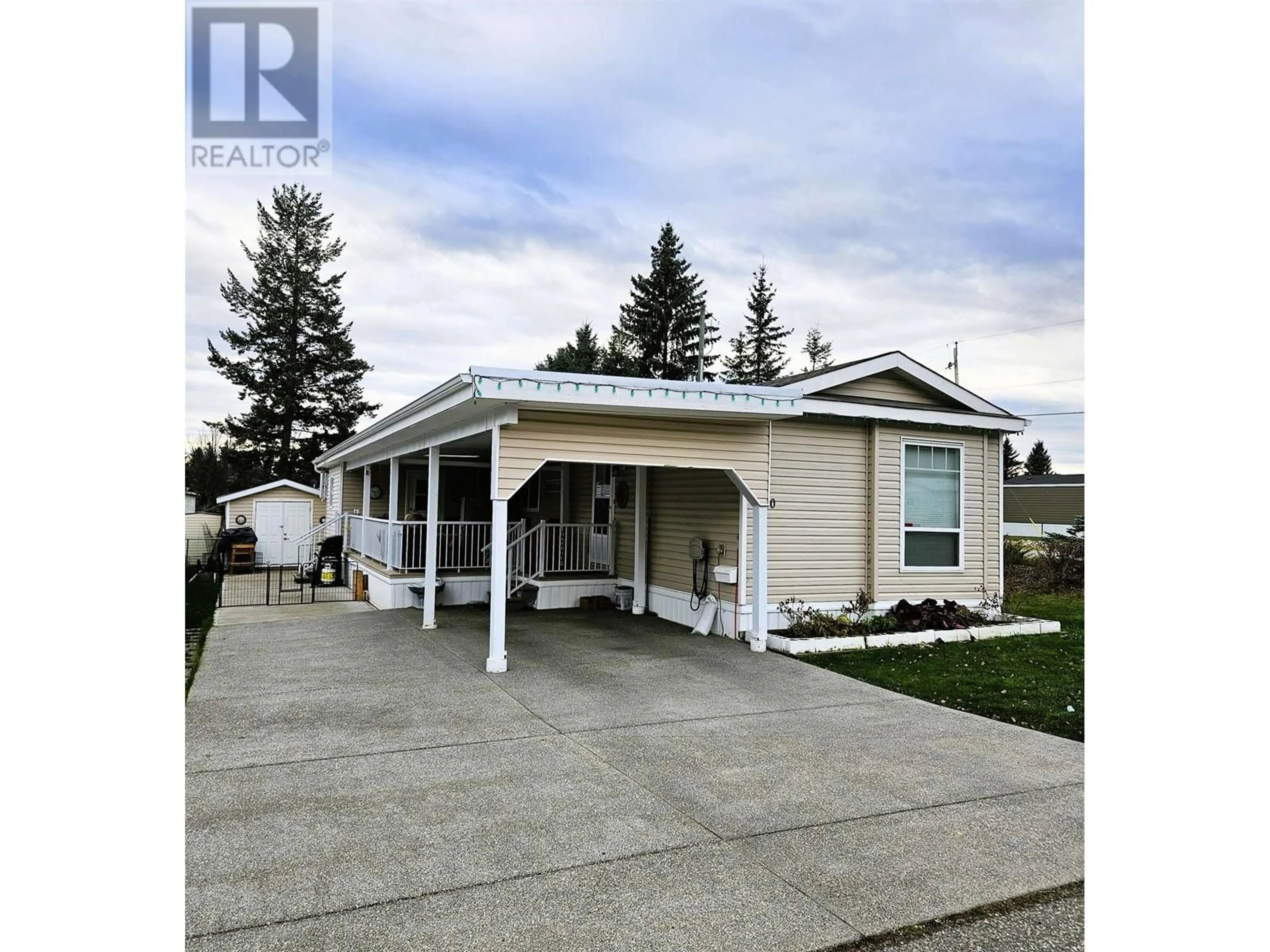 Home with vinyl exterior material, street for 50 - 380 WESTLAND ROAD, Quesnel British Columbia V2J6A7