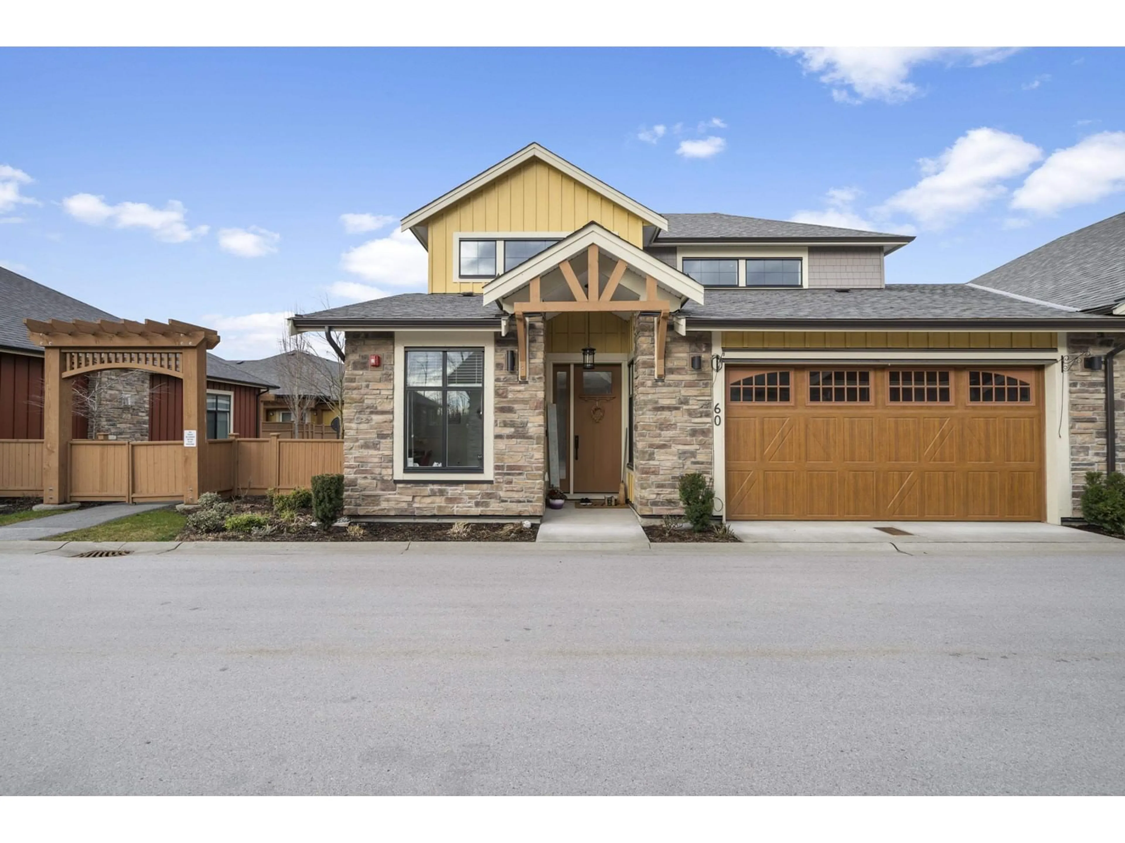 Home with brick exterior material, street for 60 4750 228 STREET, Langley British Columbia V2Z0A9