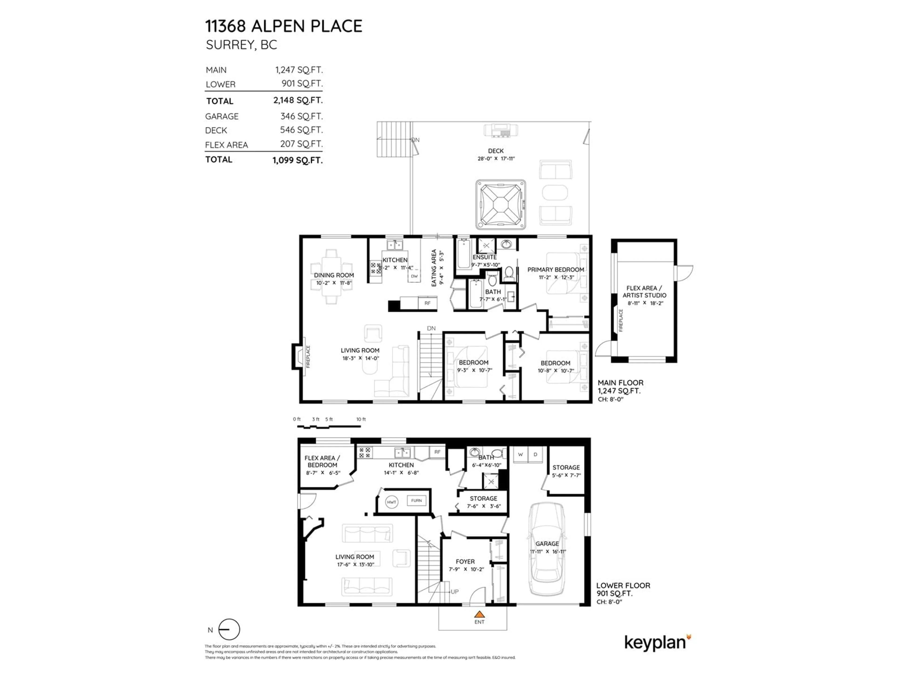 Floor plan for 11368 ALPEN PLACE, Surrey British Columbia V3R6T3