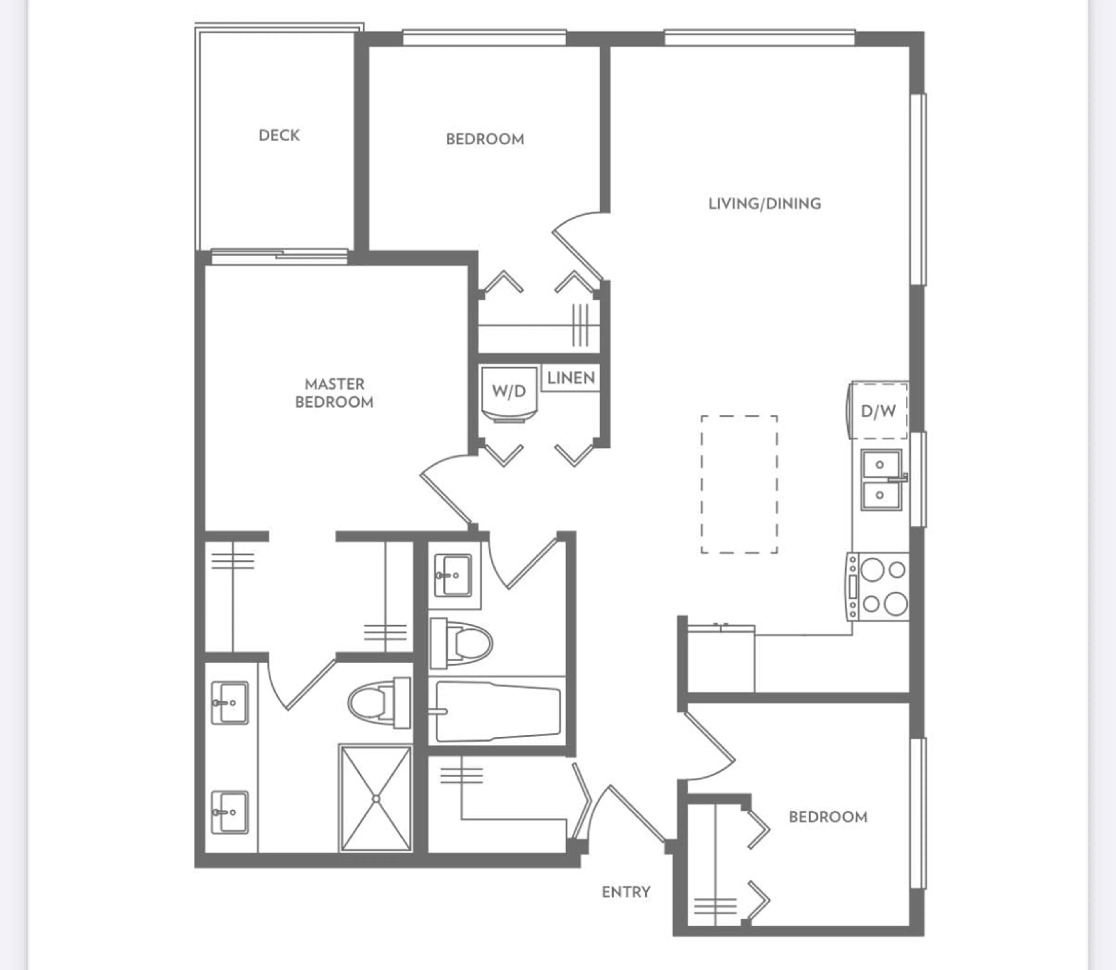 Floor plan for 108 - 15858 FRASER, Surrey British Columbia V4N6X4