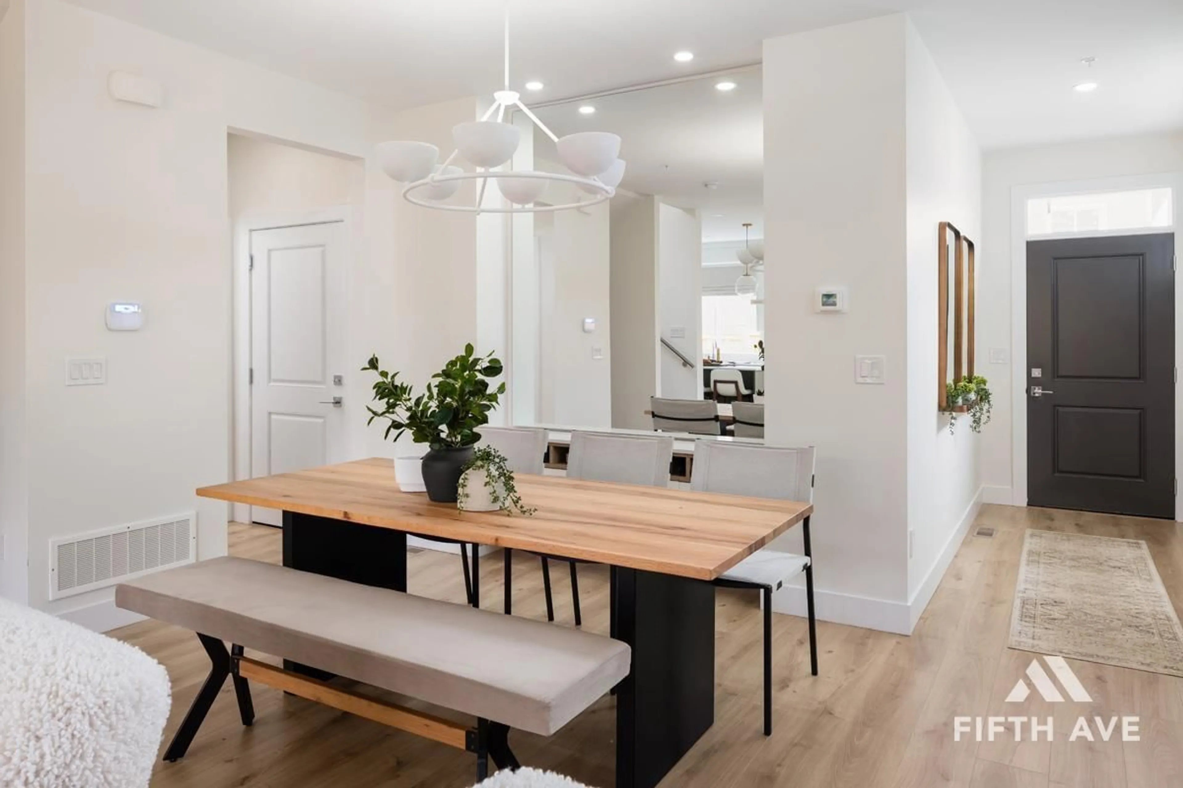 Dining room, wood/laminate floor for 13 - 20680 76 B, Langley British Columbia V2Y4L2