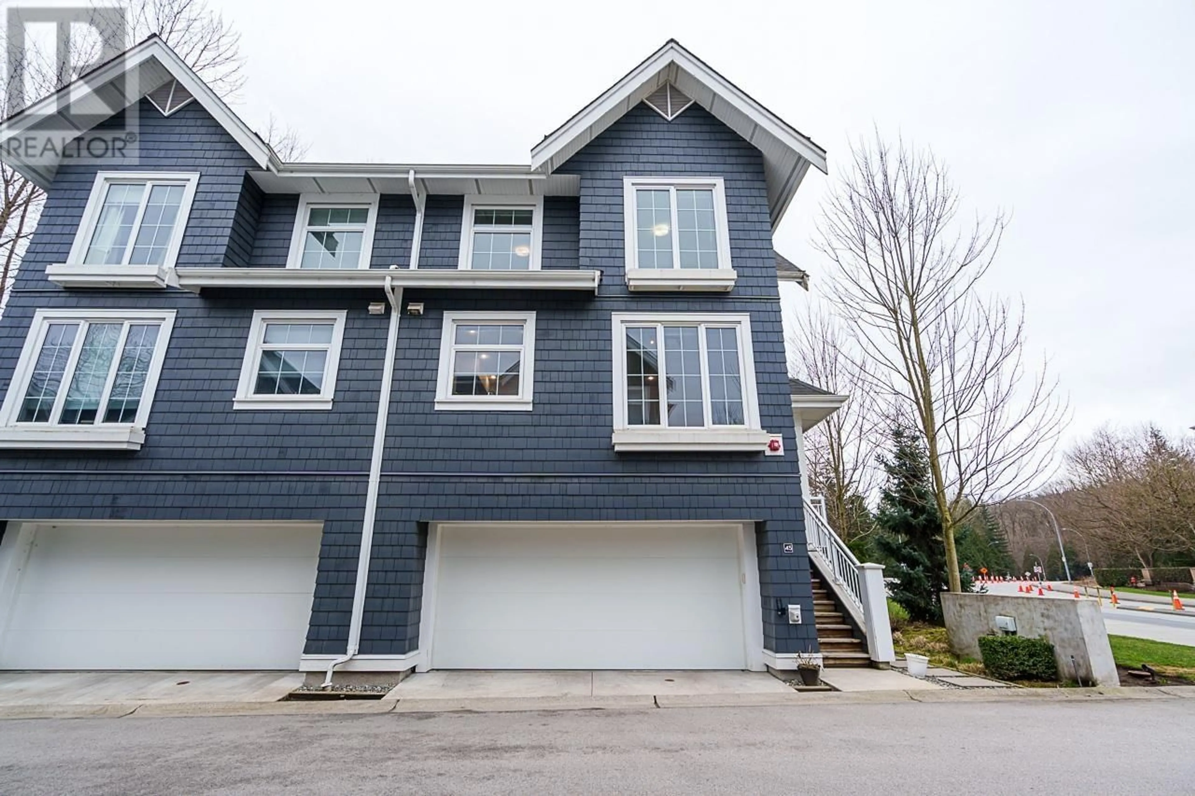 Home with vinyl exterior material, street for 45 2560 PITT RIVER ROAD, Port Coquitlam British Columbia V3C0G6