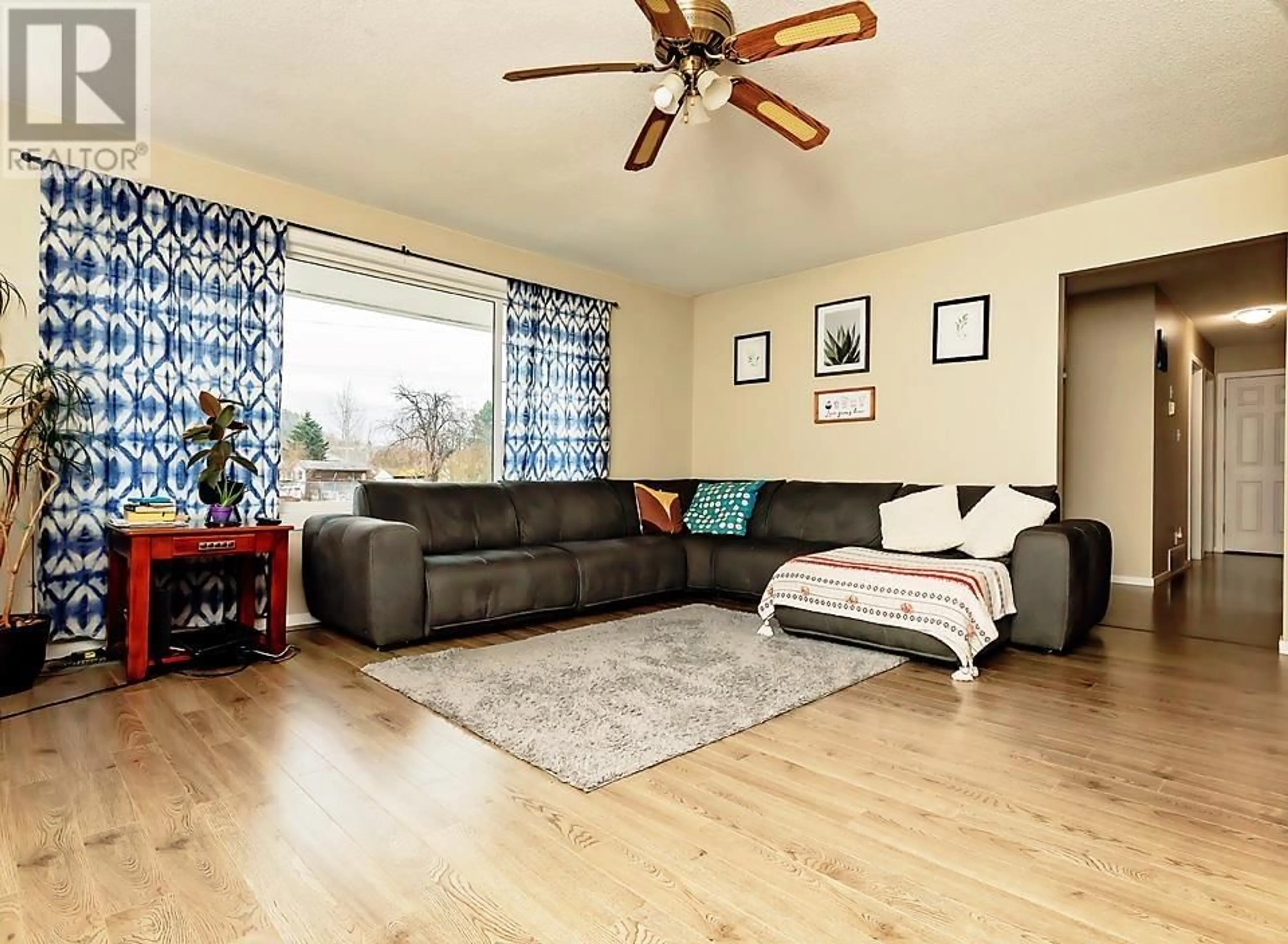 Living room with furniture, wood/laminate floor for 3407 SPARKS STREET, Terrace British Columbia V8G2V1