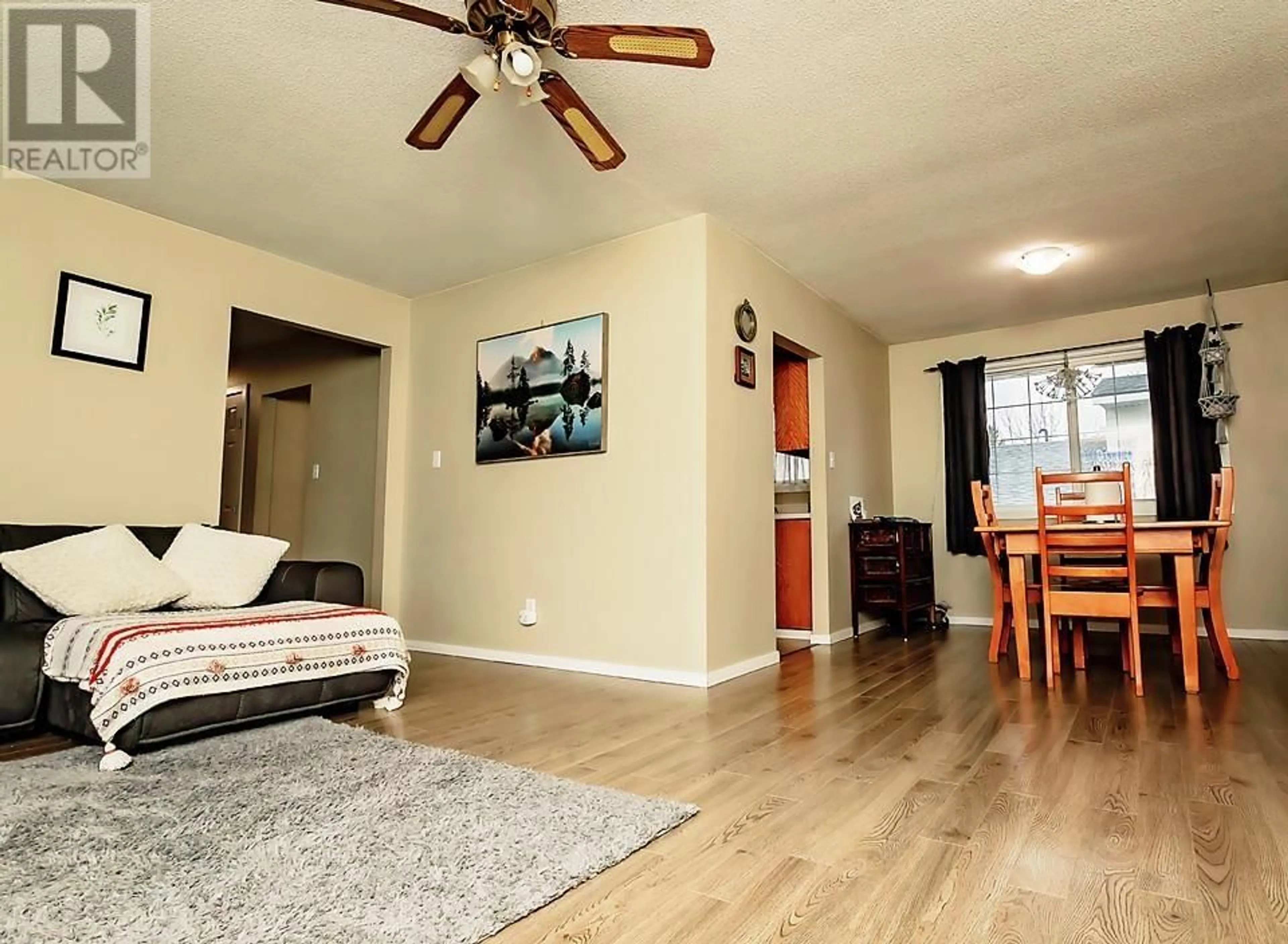 Living room with furniture, wood/laminate floor for 3407 SPARKS STREET, Terrace British Columbia V8G2V1