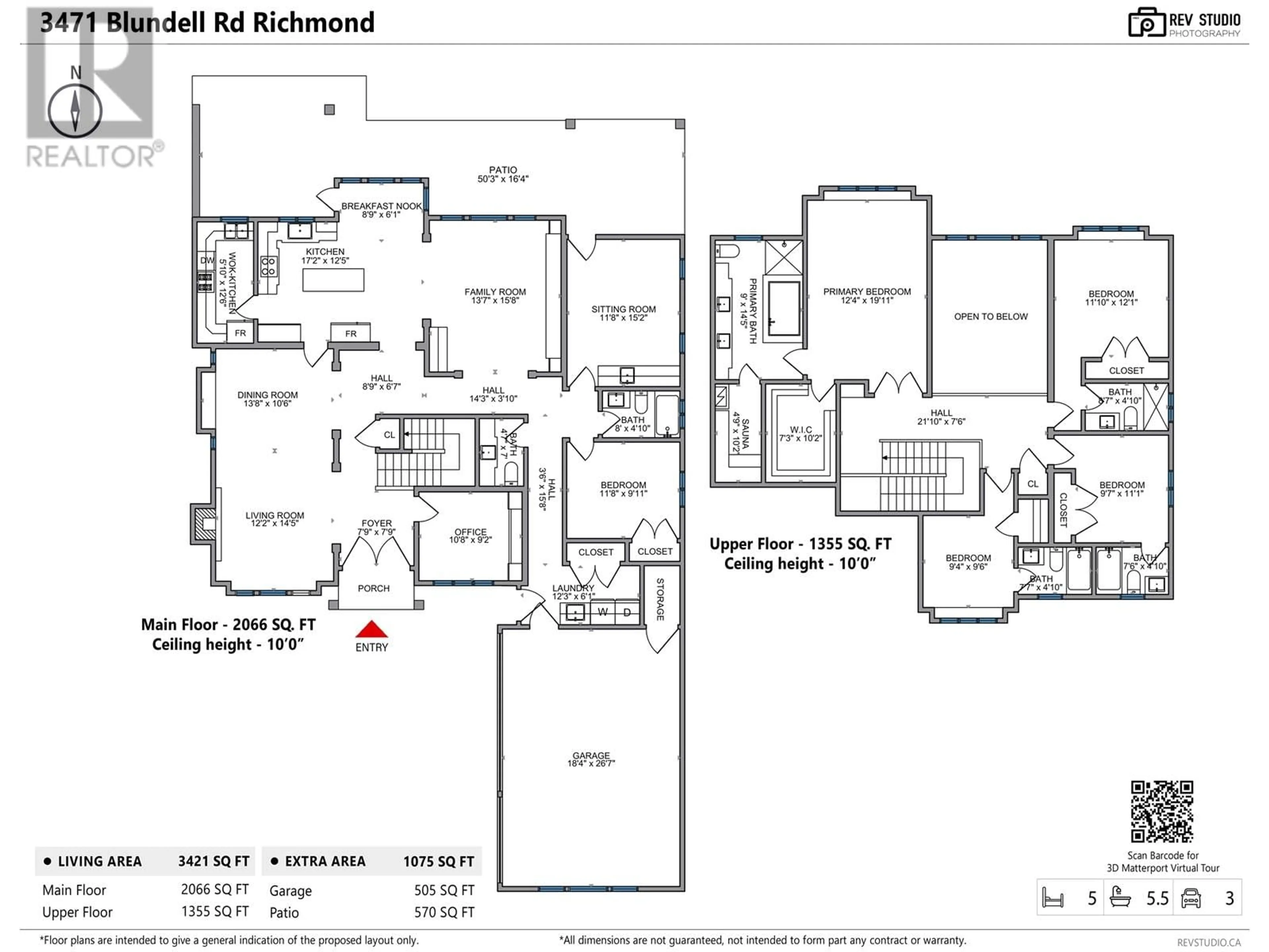 Floor plan for 3471 BLUNDELL ROAD, Richmond British Columbia V7C1G5