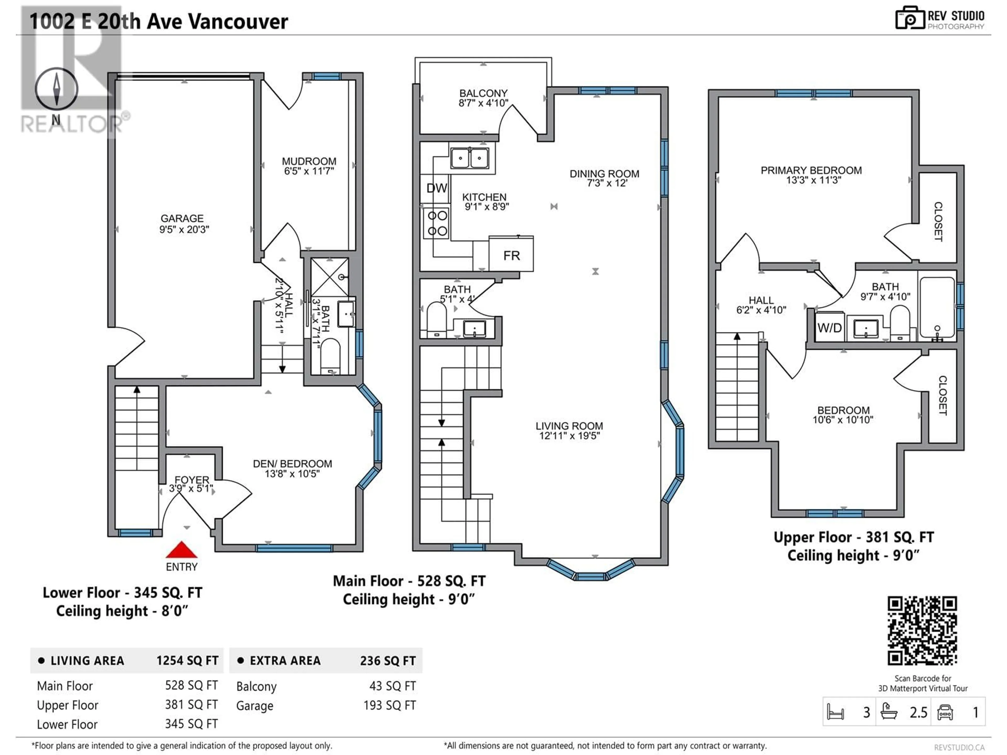 Floor plan for 1002 E 20TH AVENUE, Vancouver British Columbia V5V1N8