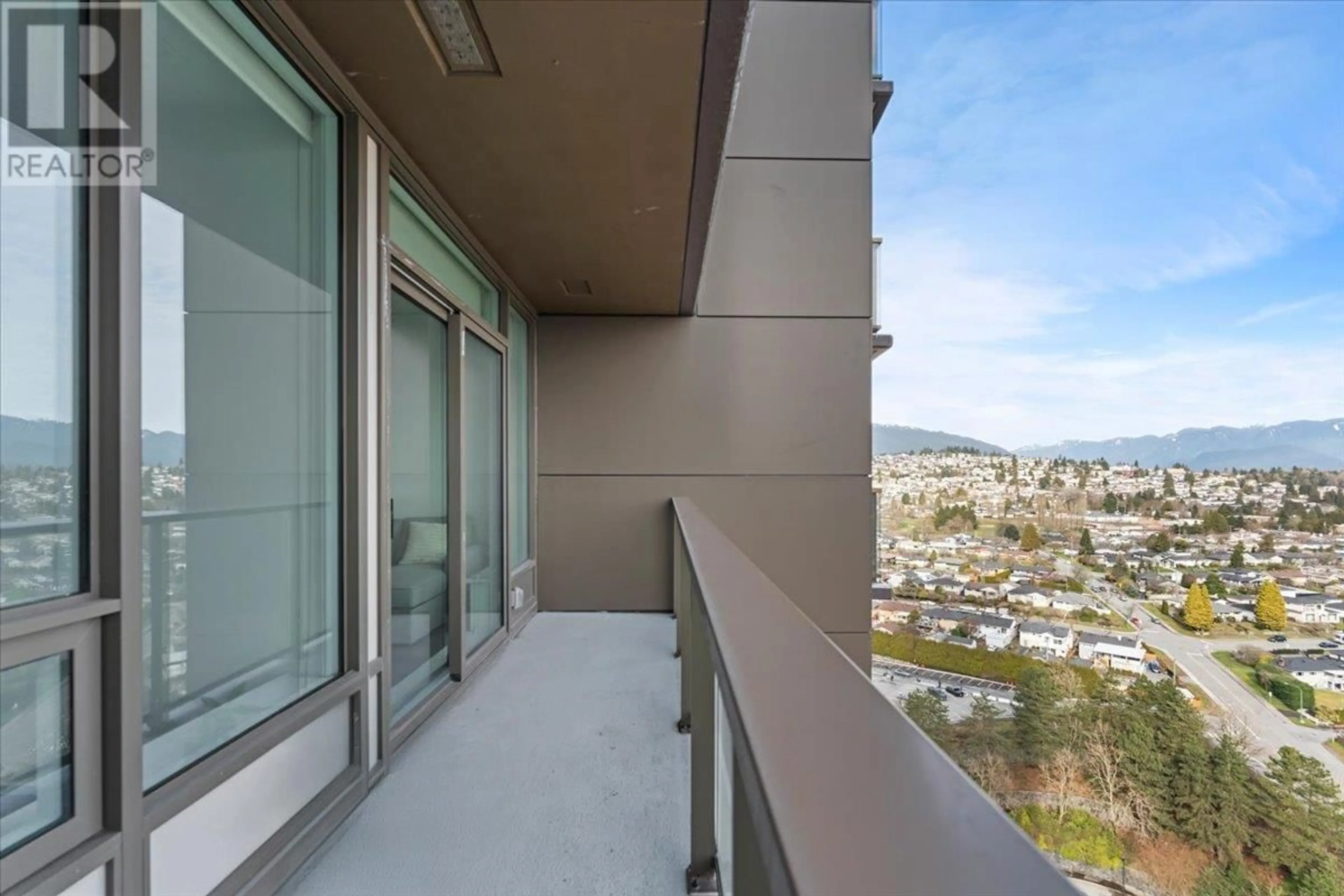 Balcony in the apartment, unknown for 2201 4650 BRENTWOOD BOULEVARD, Burnaby British Columbia V5C0M3