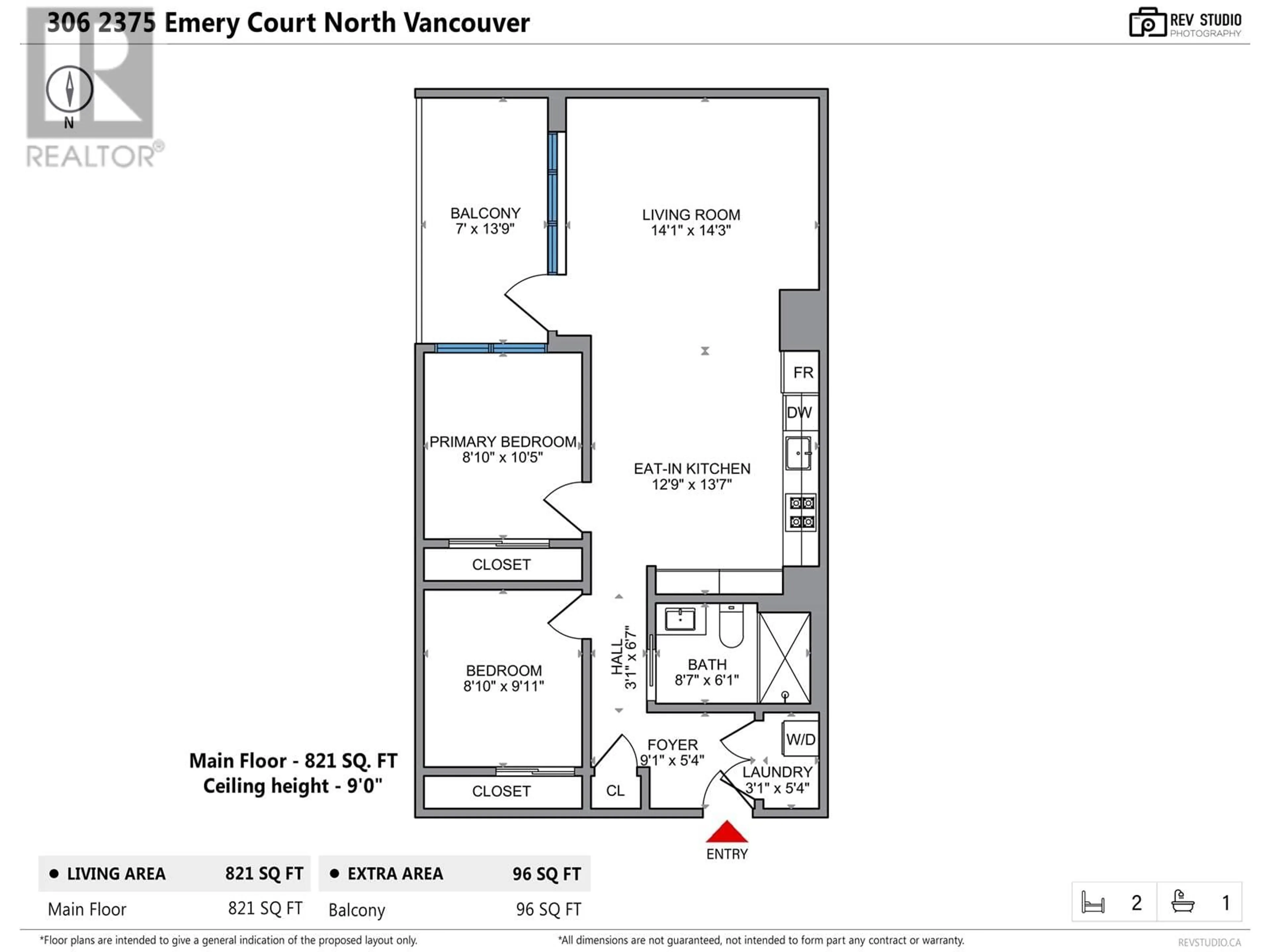 Floor plan for 306 2375 EMERY COURT, North Vancouver British Columbia V7J0E8