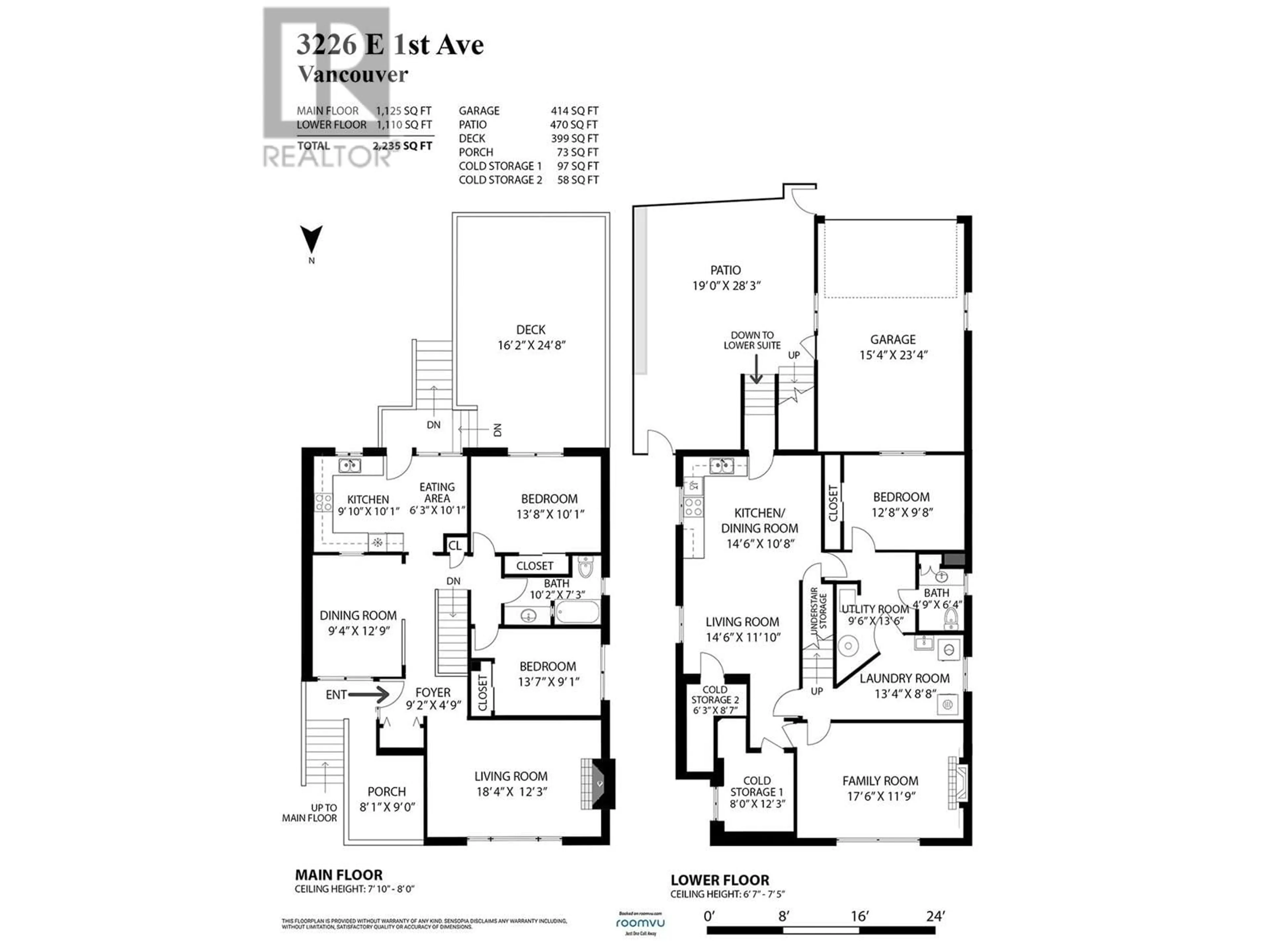 Floor plan for 3226 E 1ST AVENUE, Vancouver British Columbia V5M1B8