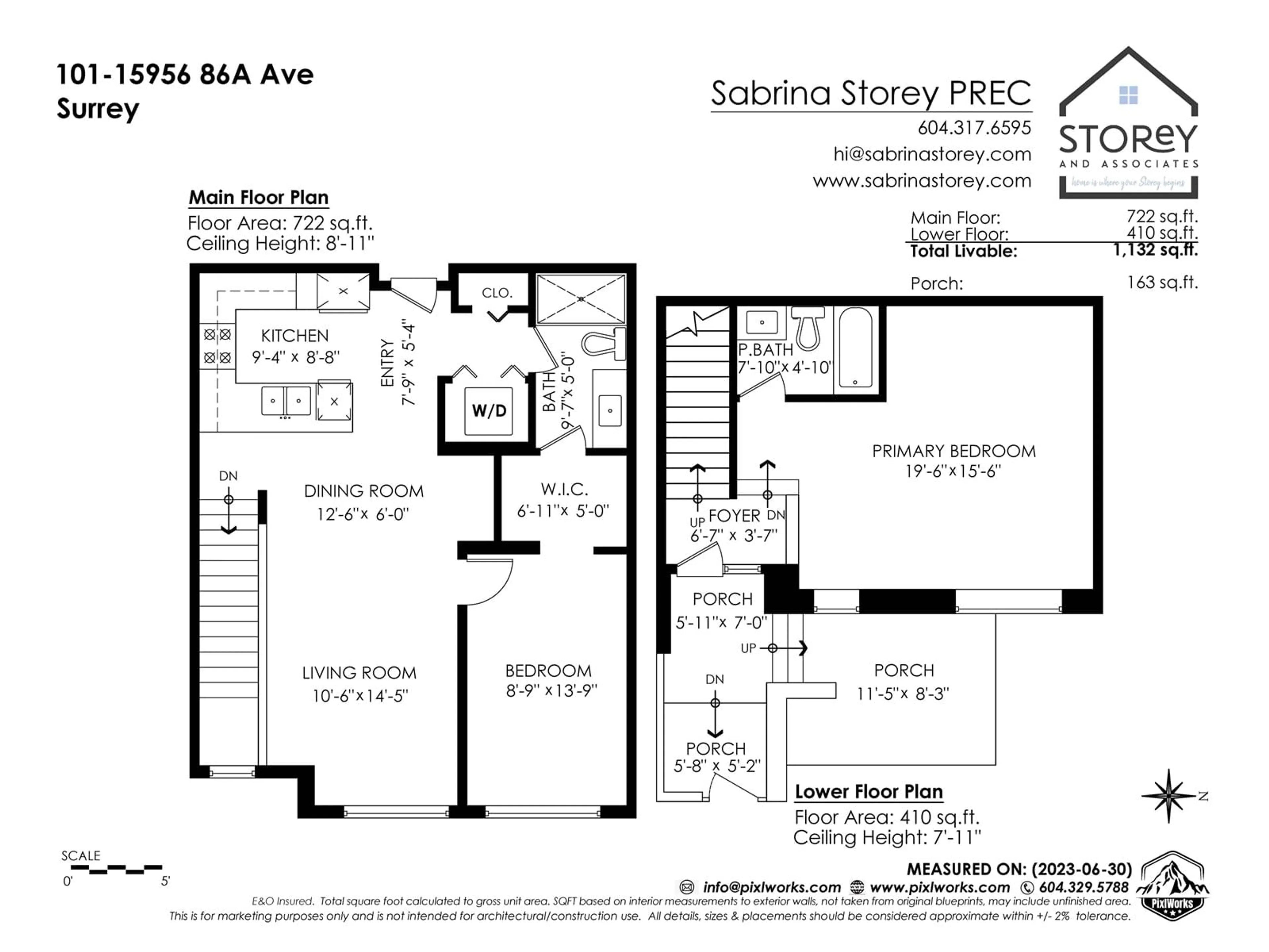 Floor plan for 101 15956 86A AVENUE, Surrey British Columbia V4N6N8