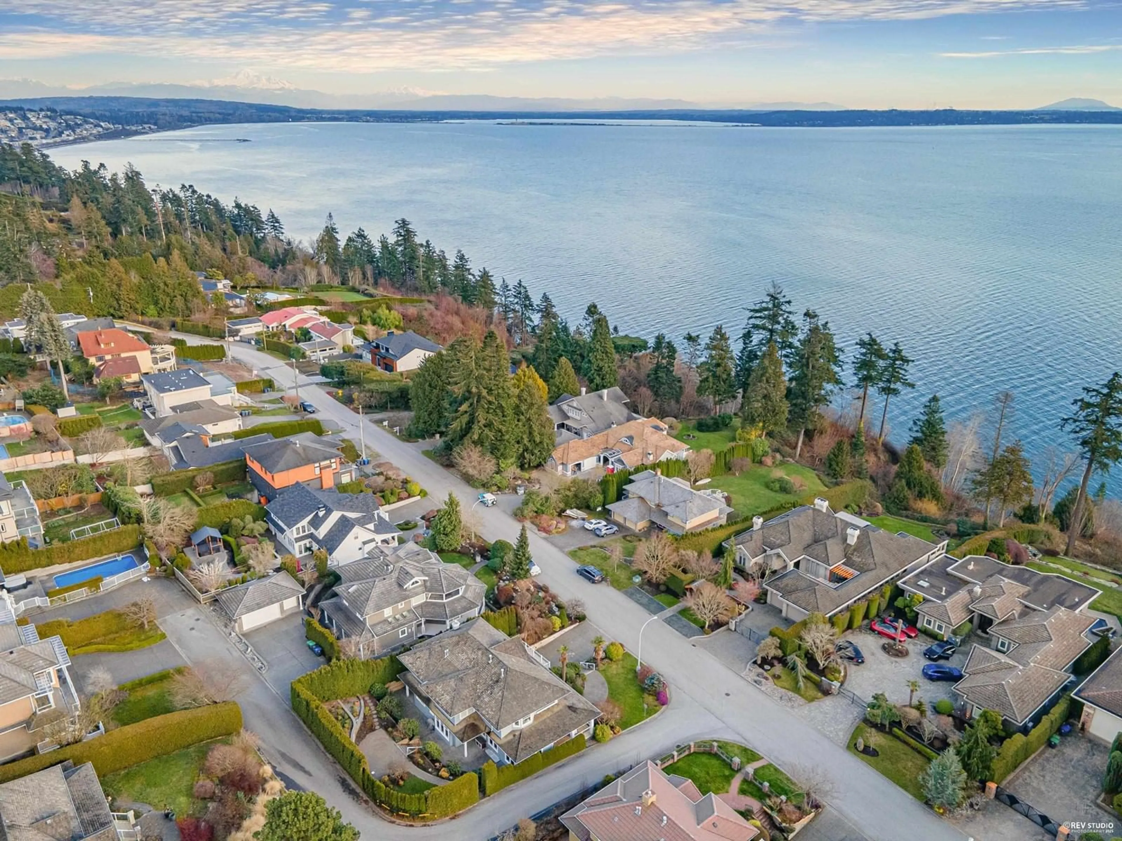 A pic from outside/outdoor area/front of a property/back of a property/a pic from drone, water/lake/river/ocean view for 13499 13A AVENUE, Surrey British Columbia V4A1C5