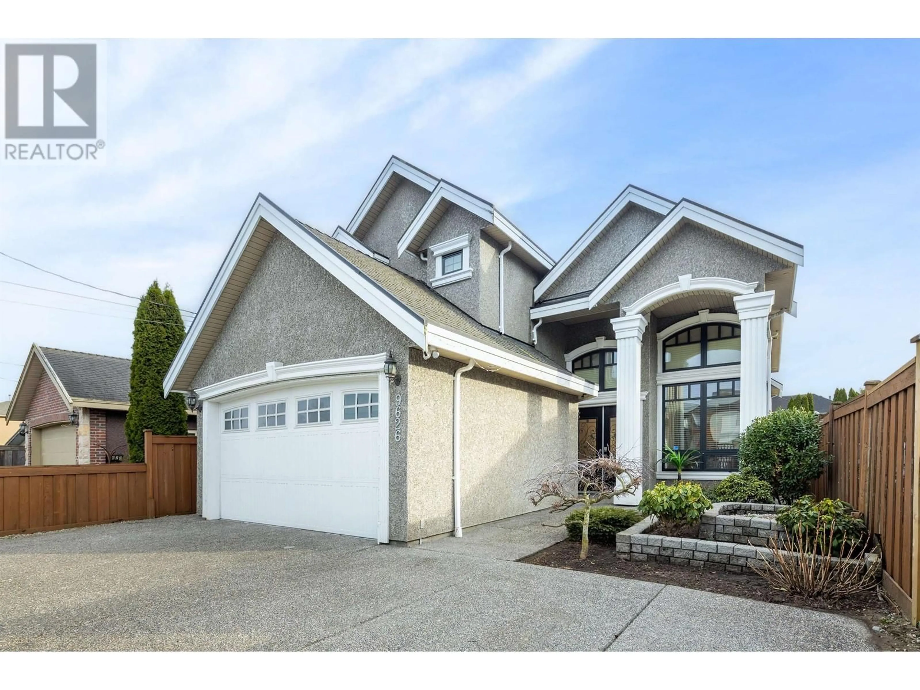 Home with vinyl exterior material, street for 9626 PATTERSON ROAD, Richmond British Columbia V6X1R1