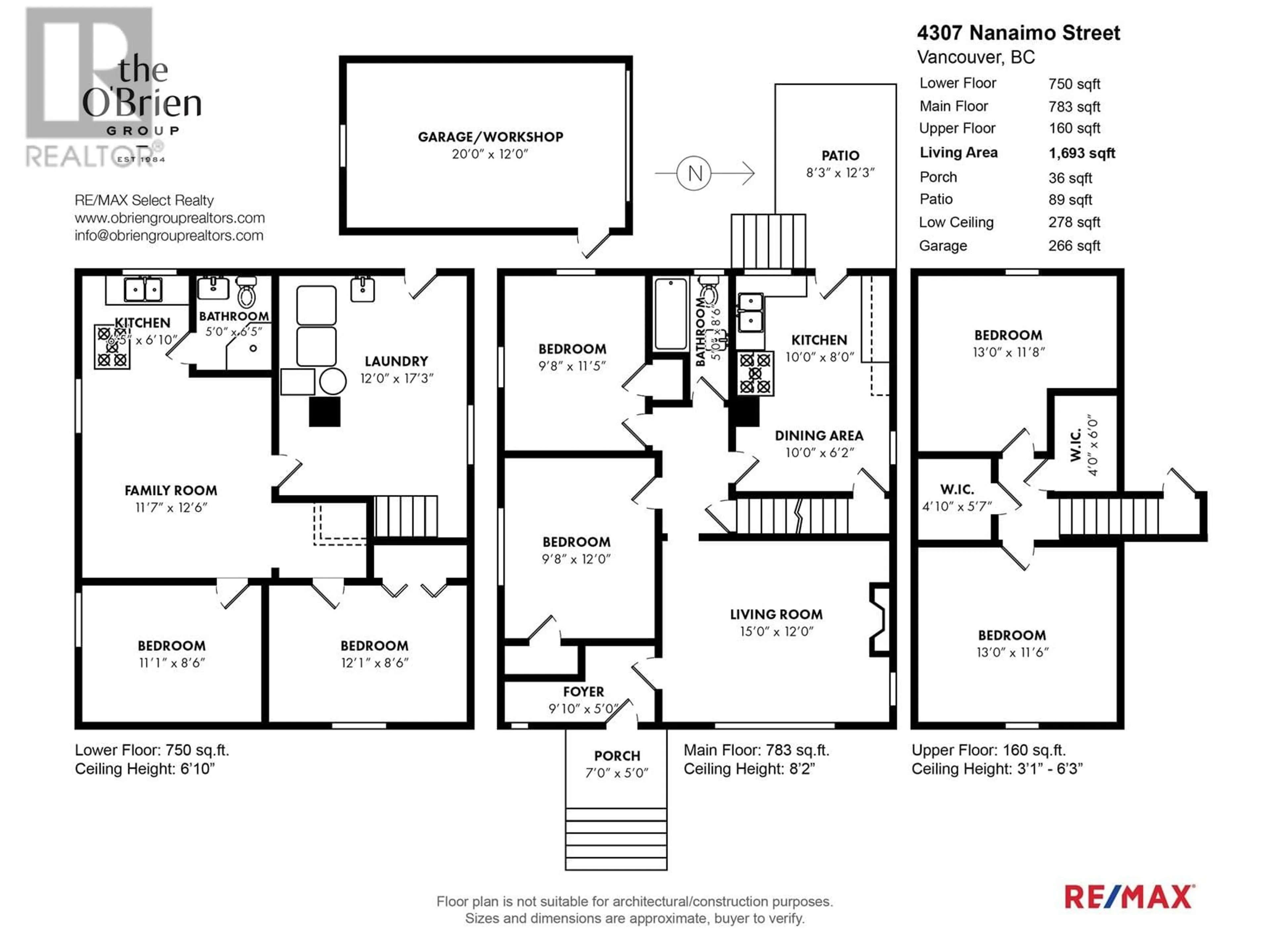 Floor plan for 4307 NANAIMO STREET, Vancouver British Columbia V5N5H9